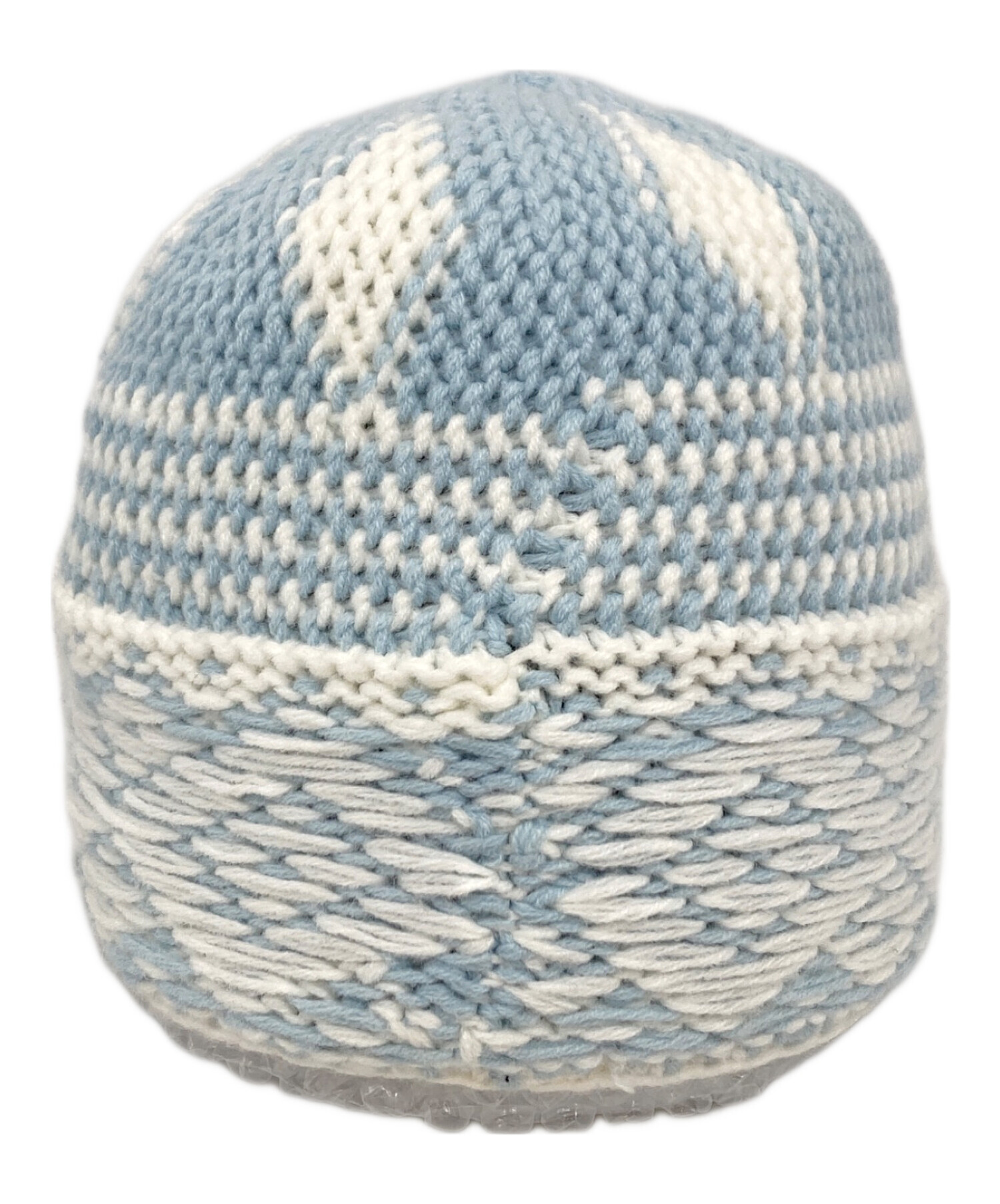 Supreme Diamond Beanie 水色/白 中古・古着通販】Supreme (シュプリーム) Diamond Beanie ブルー