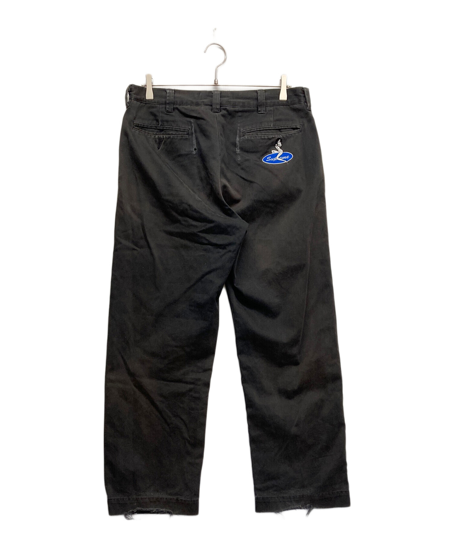 中古・古着通販】Supreme (シュプリーム) Pin Up Chino ブラック