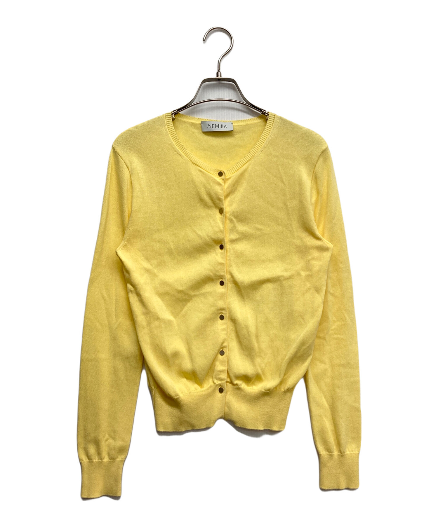 tibi - tibi ティビ カーディガン XXS 黄 【古着】【中古】 中古・古着通販】NEMIKA (ネミカ) 金ボタンカーディガン イエロー