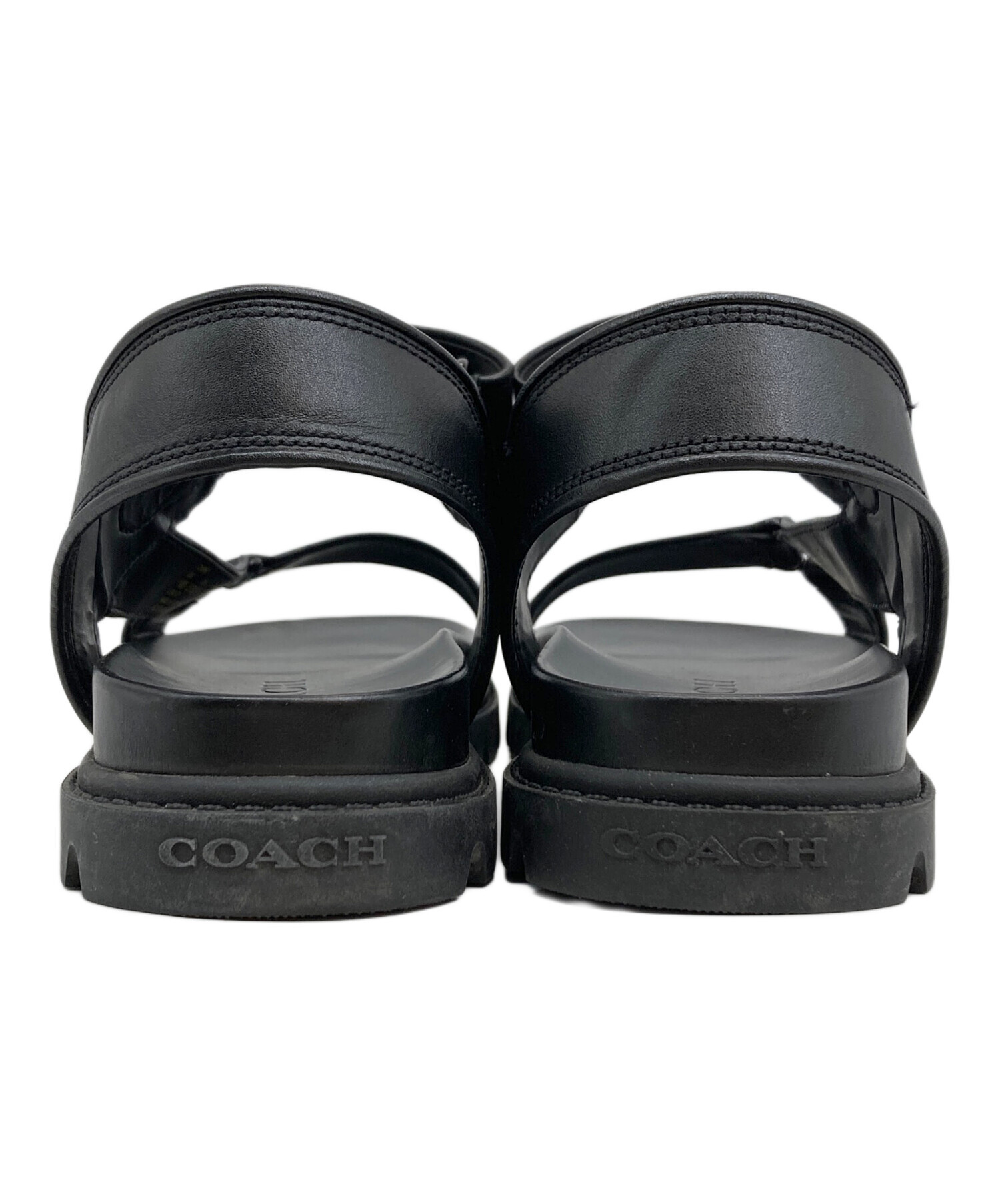 COACH スポーツサンダル ブラック 23cm 新品 中古・古着通販】COACH (コーチ) スポーツサンダル ブラック サイズ
