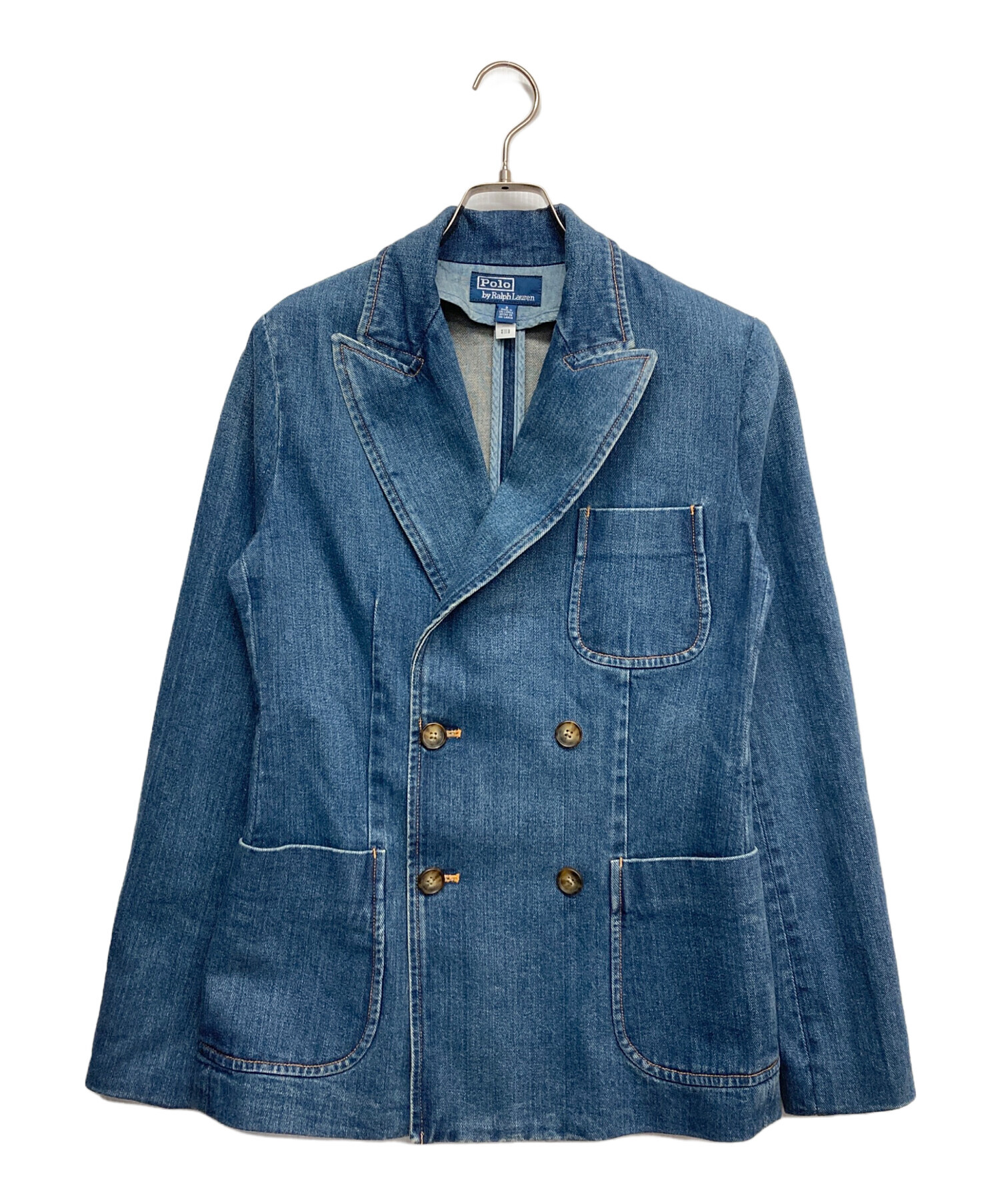 交渉成立POLO RALPH LAURENブレザー デニム テーラードジャケット 中古・古着通販】POLO RALPH LAUREN (ポロ・ラルフローレン