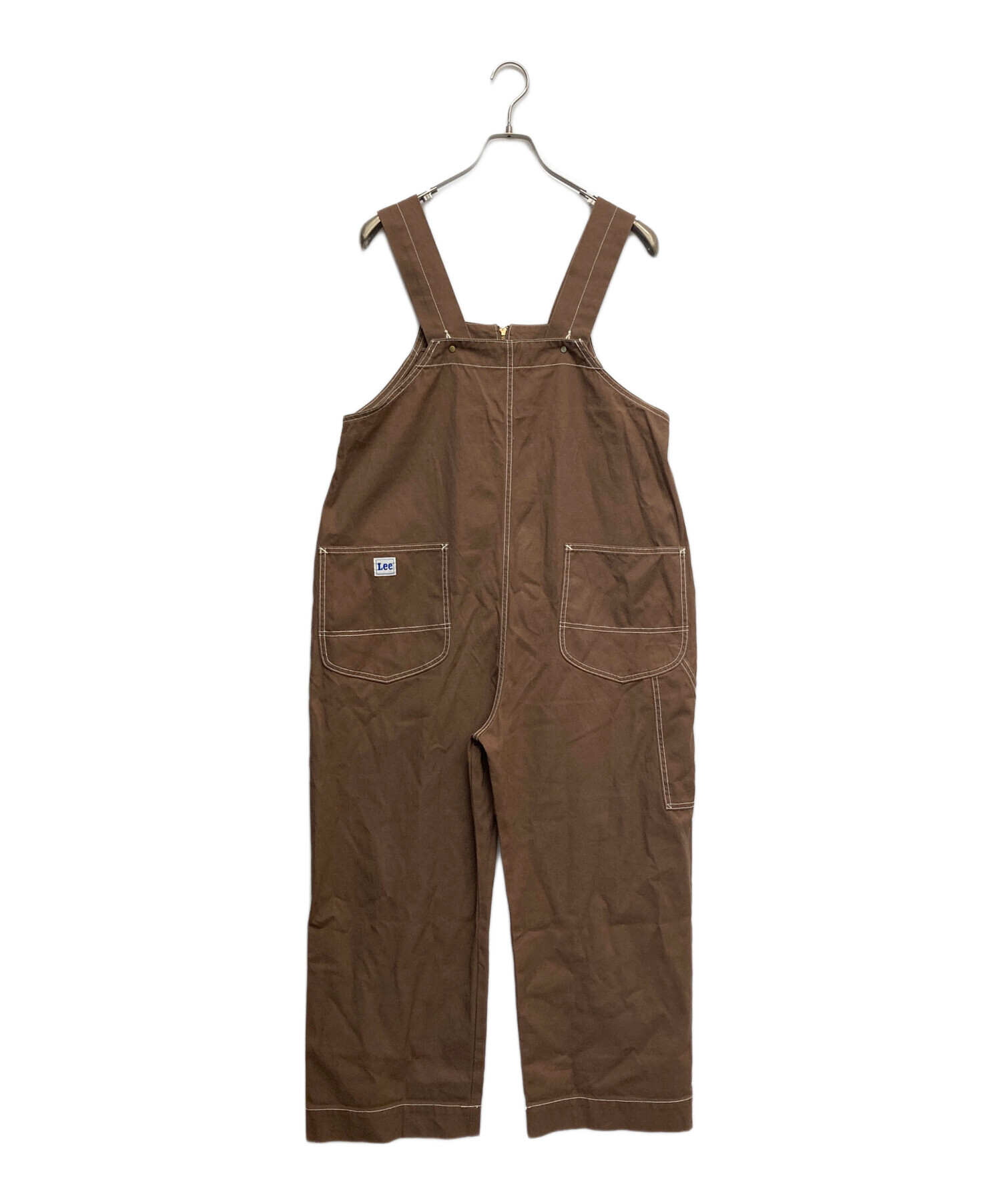 中古・古着通販】LEE (リー) オールインワン ブラウン サイズ:M