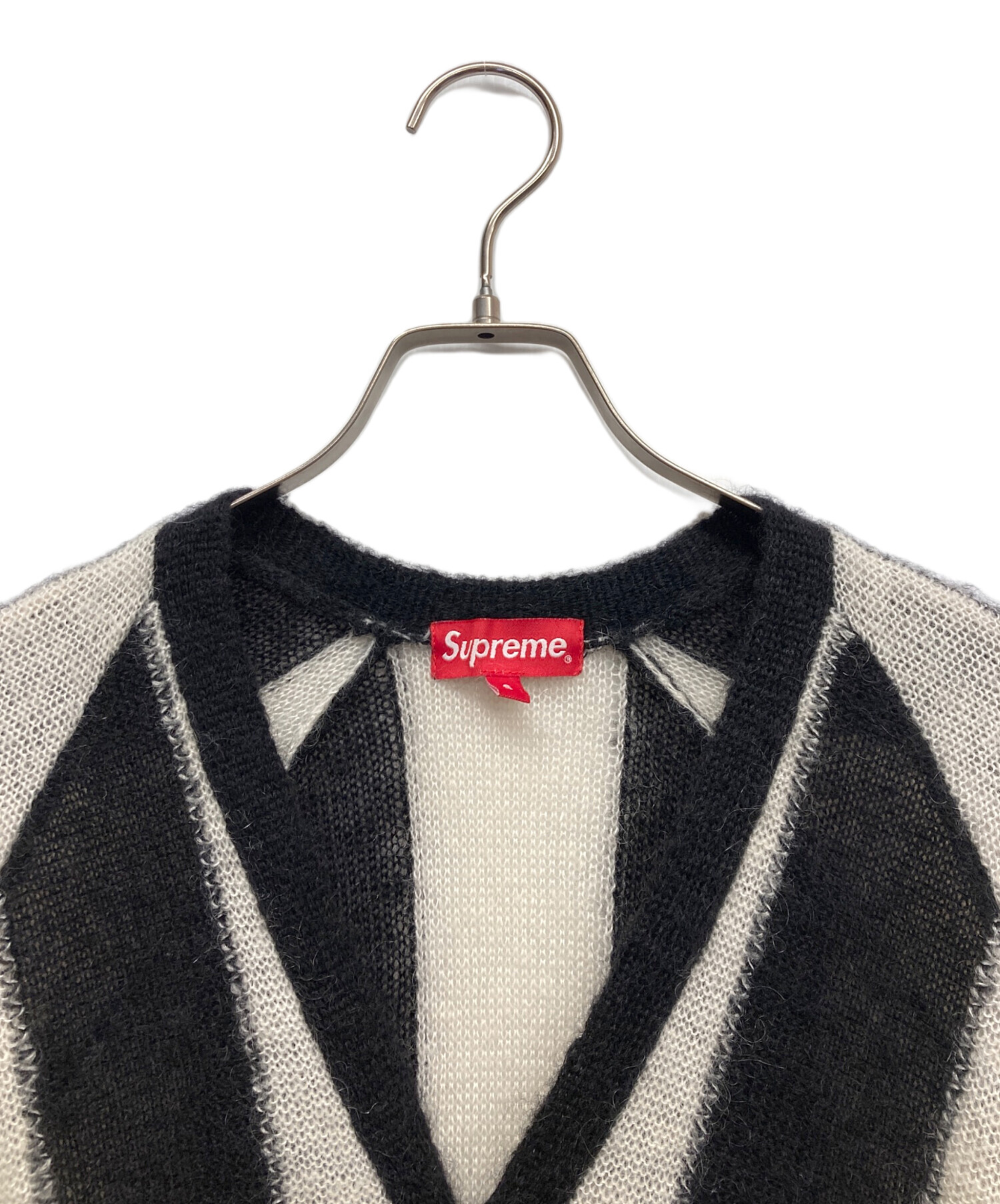 中古・古着通販】Supreme (シュプリーム) Striped Mohair Cardigan