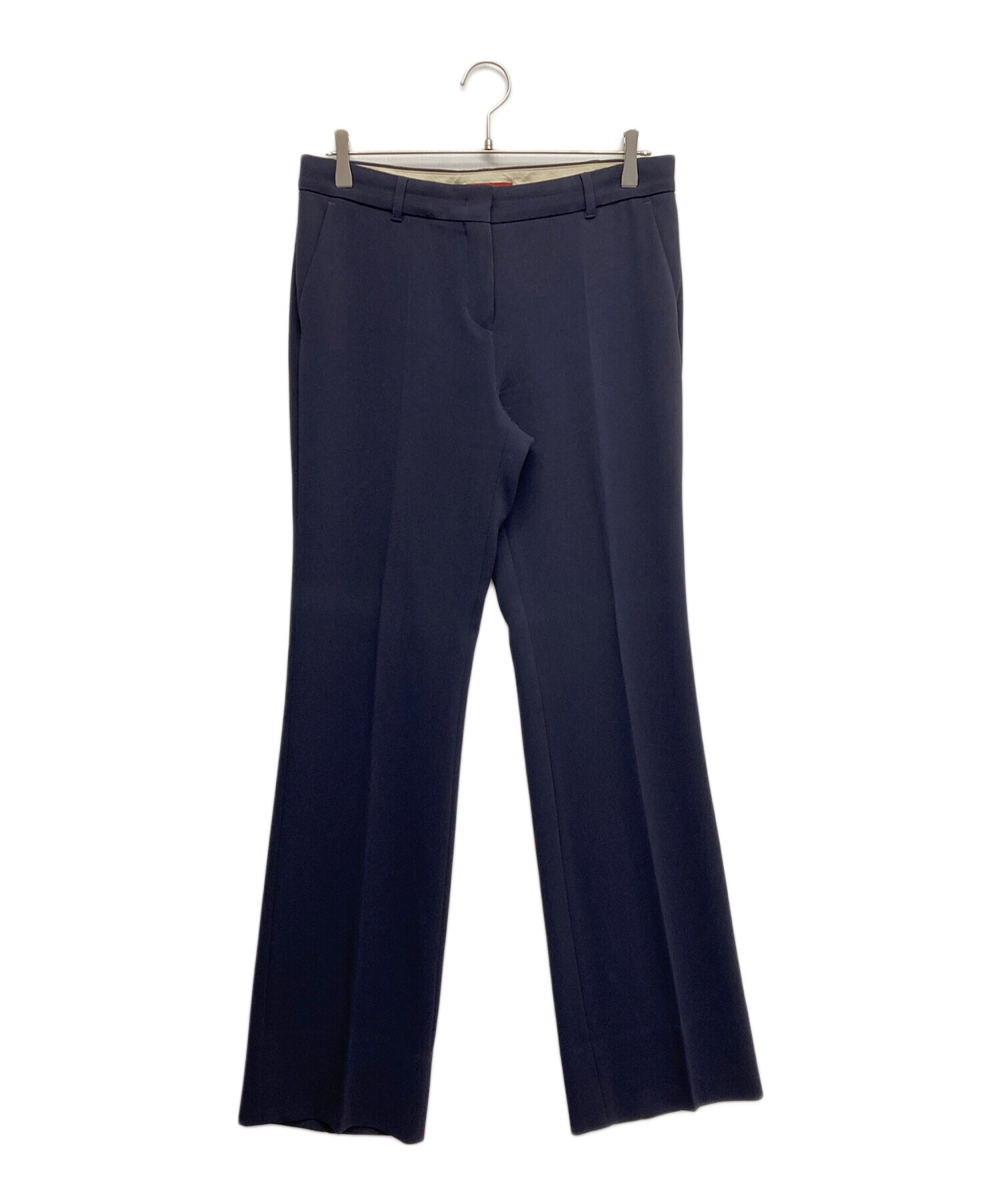 marka マーカ スラックス S 紺 【古着】【中古】【送料無料】 中古・古着通販】MaxMara (マックスマーラ) ワンタックスラックス
