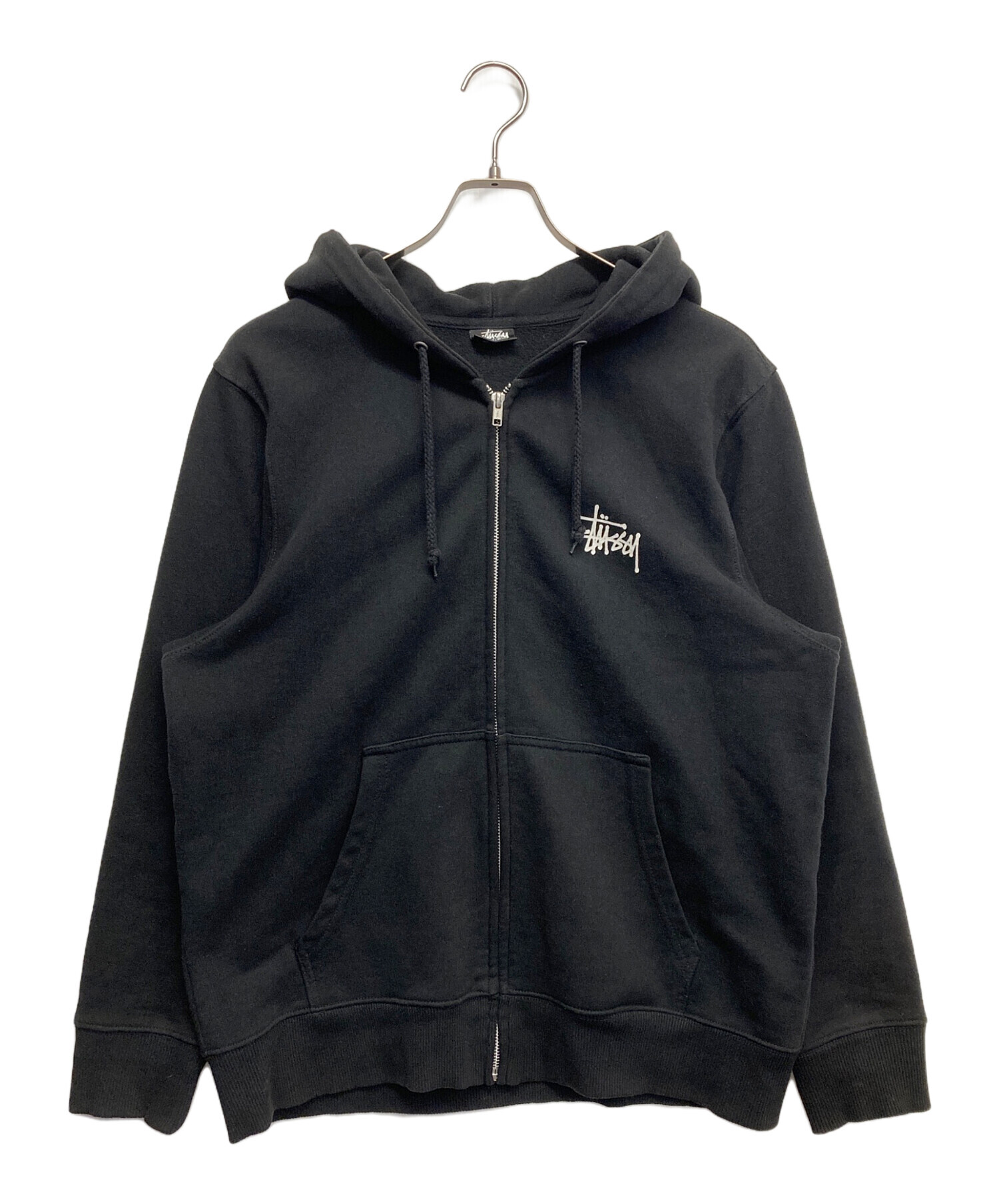 中古・古着通販】stussy (ステューシー) STOCK LOGO ZIP Hoodie