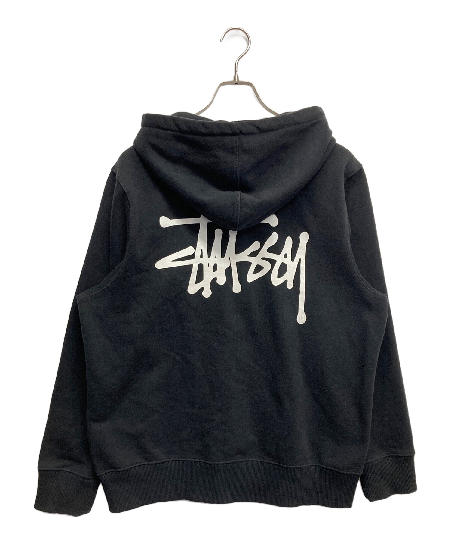 ❗️期間限定SALE❗️ステューシー ストック N.Y. ジップ フーディ 黒M 中古・古着通販】stussy (ステューシー) STOCK LOGO ZIP Hoodie