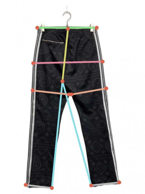 ニードルス  KP326 NUBIAN別注サイドラインペイズリートラックロングパンツ メンズ L 中古・古着通販】Needles (ニードルズ) NUBIAN別注サイドライン