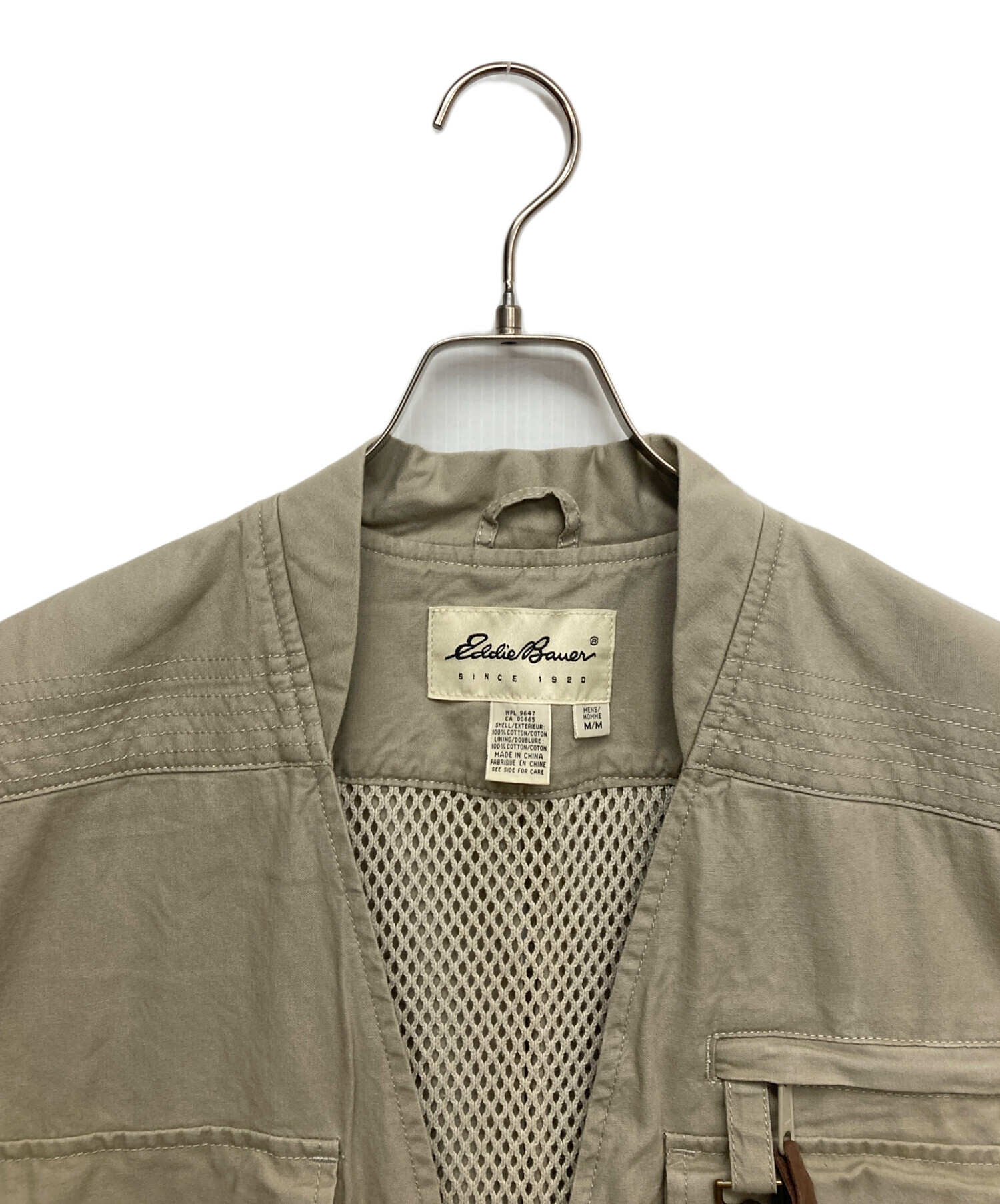 中古・古着通販】Eddie Bauer (エディーバウアー) フィッシングベスト 中古・古着通販】Eddie Bauer (エディーバウアー) フィッシングベスト