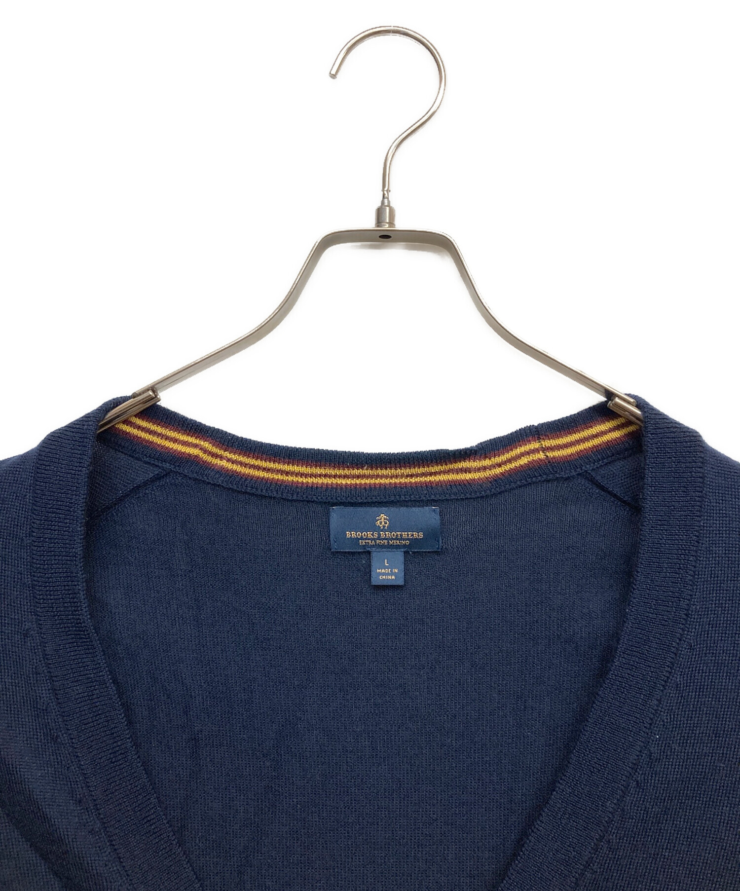 未着用 Brooks Brothers ウール カーディガン ネイビー M 中古・古着通販】BROOKS BROTHERS (ブルックスブラザーズ) メリノ