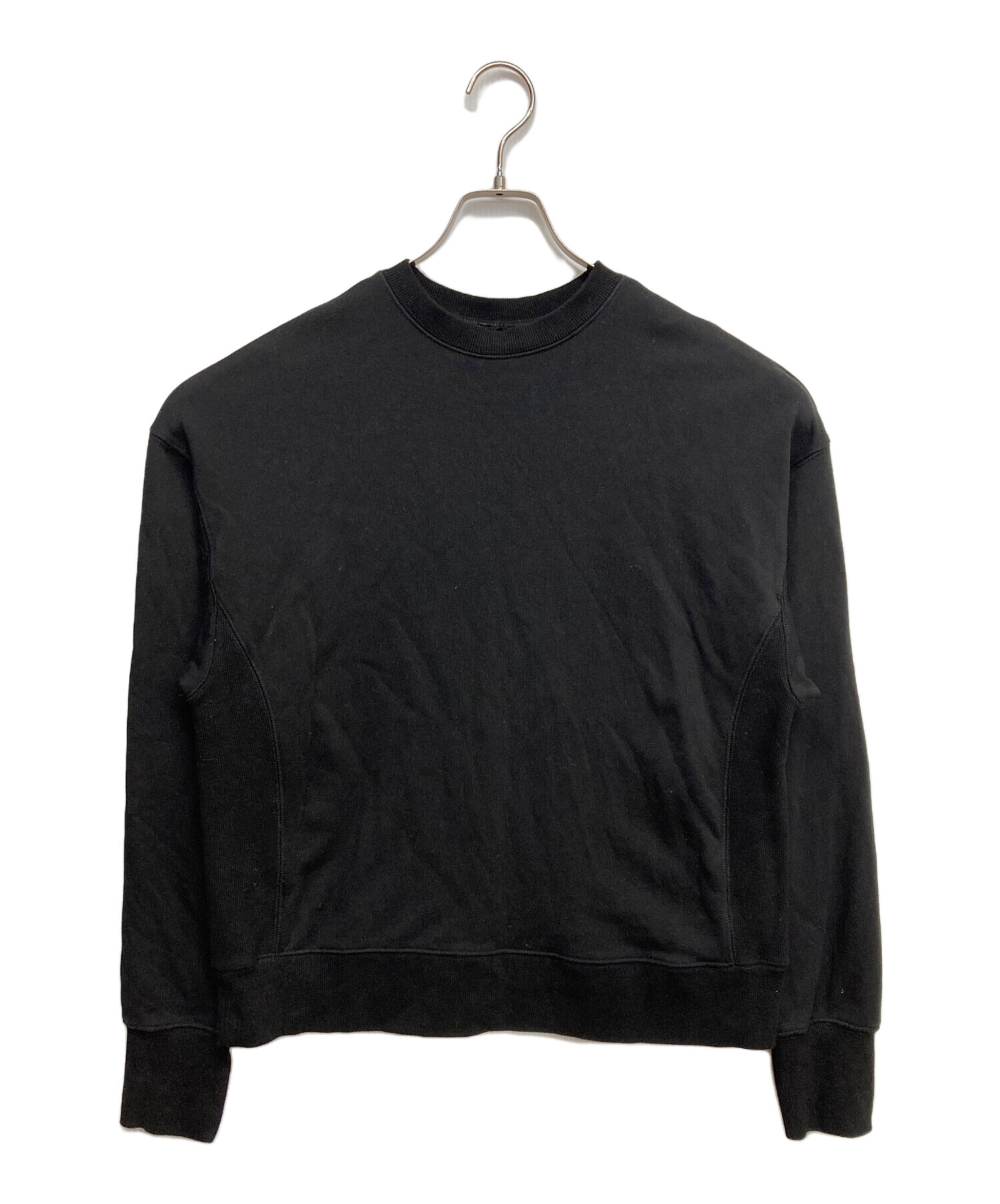 中古・古着通販】anuke (アンヌーク) Oversize Sweat ブラック サイズ 