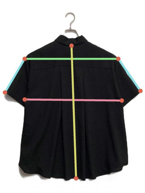 中古・古着通販】ENFOLD (エンフォルド) HALL SHIRT ブラック サイズ