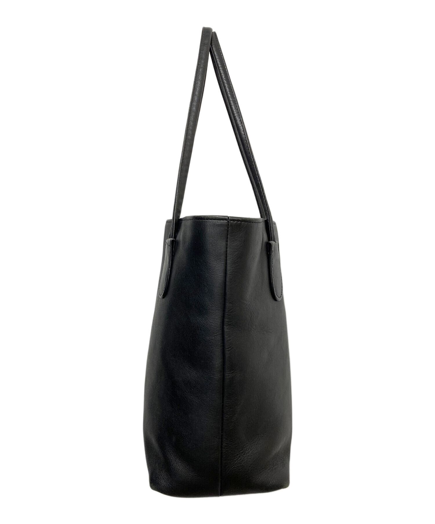 エ*️様 極美品　COACH ブラックレザー ハンドバッグ 中古・古着通販】COACH (コーチ) レザーハンドバッグ ブラック