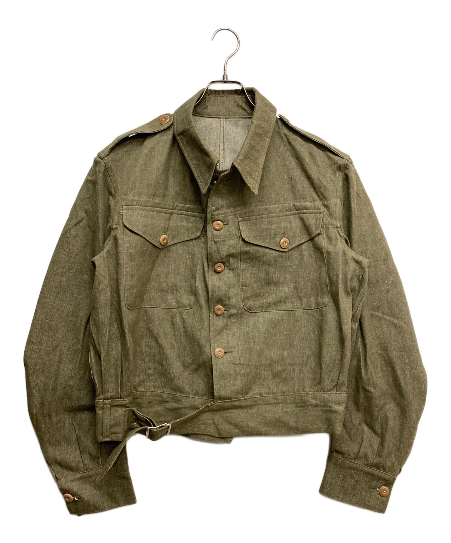 中古・古着通販】古着 (フルギ) イギリス軍green denim jacket 