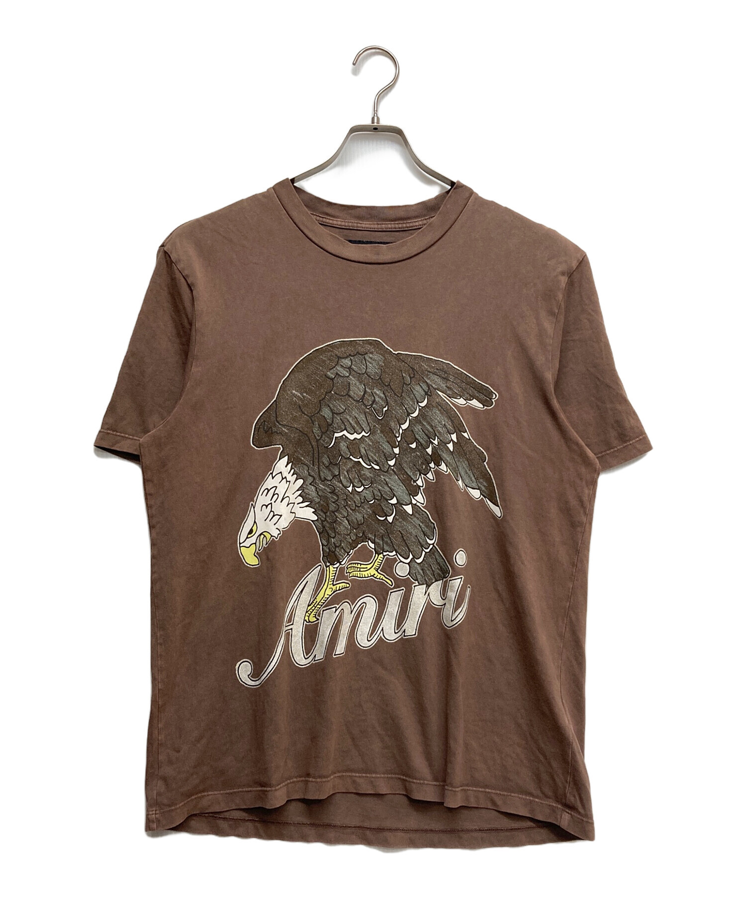 中古・古着通販】AMIRI (アミリ) EAGLE グラフィックT ブラウン サイズ