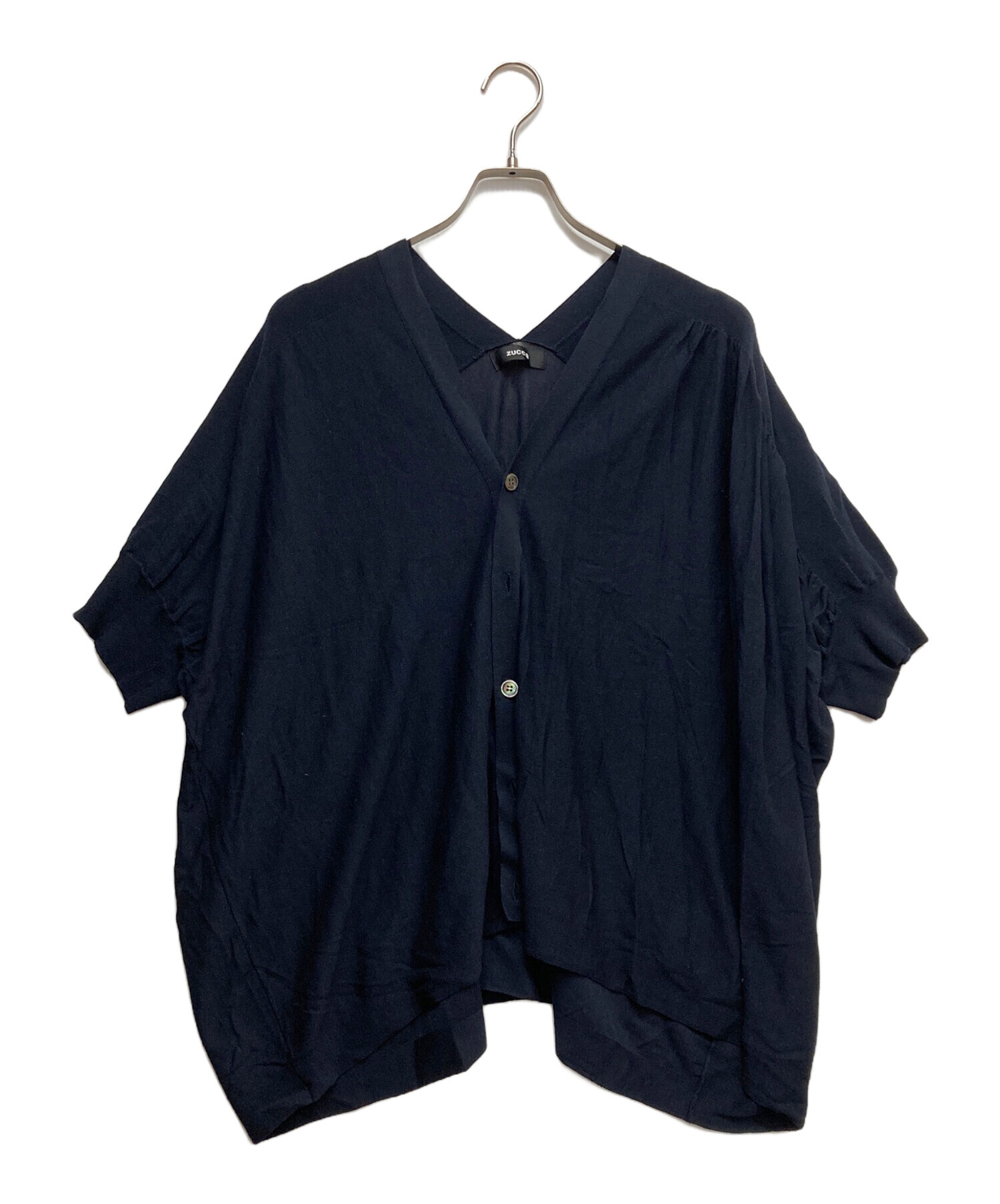 中古・古着通販】ZUCCA (ズッカ) コットンローン ネイビー サイズ:M 