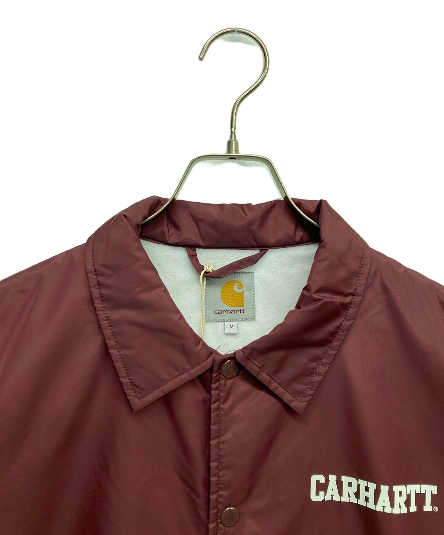 中古・古着通販】CarHartt (カーハート) COLLEGE COACH JACKET エンジ