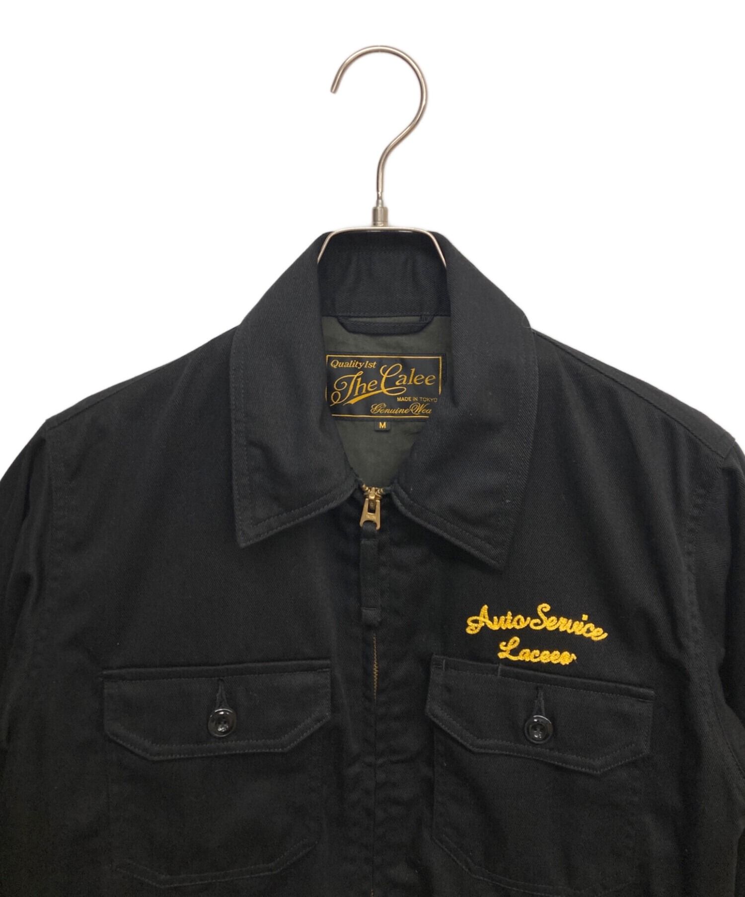 Calee & Co. ブラックミリタリージャケット 中古・古着通販】CALEE (キャリー) コットンツイルジャケット ブラック