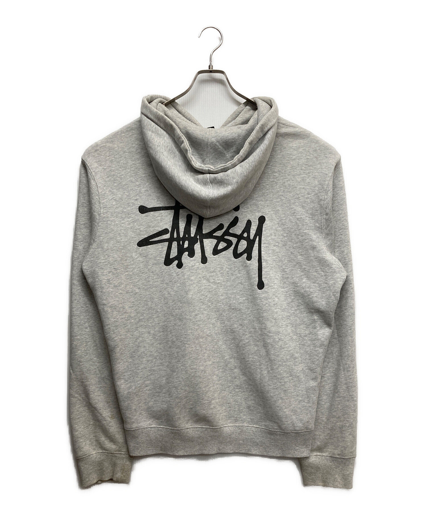 パーカーグレー stussy ジップアップパーカー メンズ St ssy ジップ