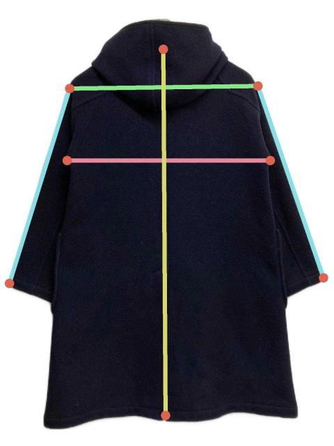 中古・古着通販】DANTON (ダントン) ウールモッサコート ネイビー 