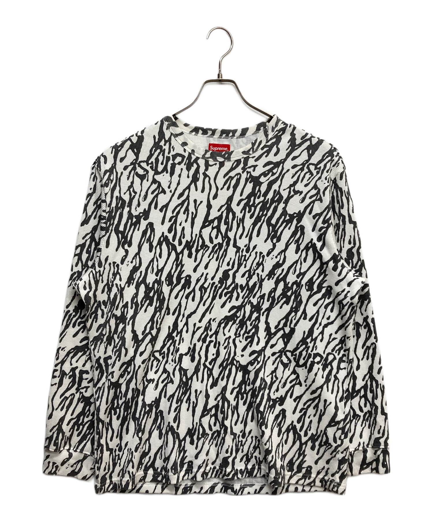 SUPREME DRIP THERMAL L/S 22AW カットソー Lサイズ 中古・古着通販】Supreme (シュプリーム) Drip Thermal ホワイト