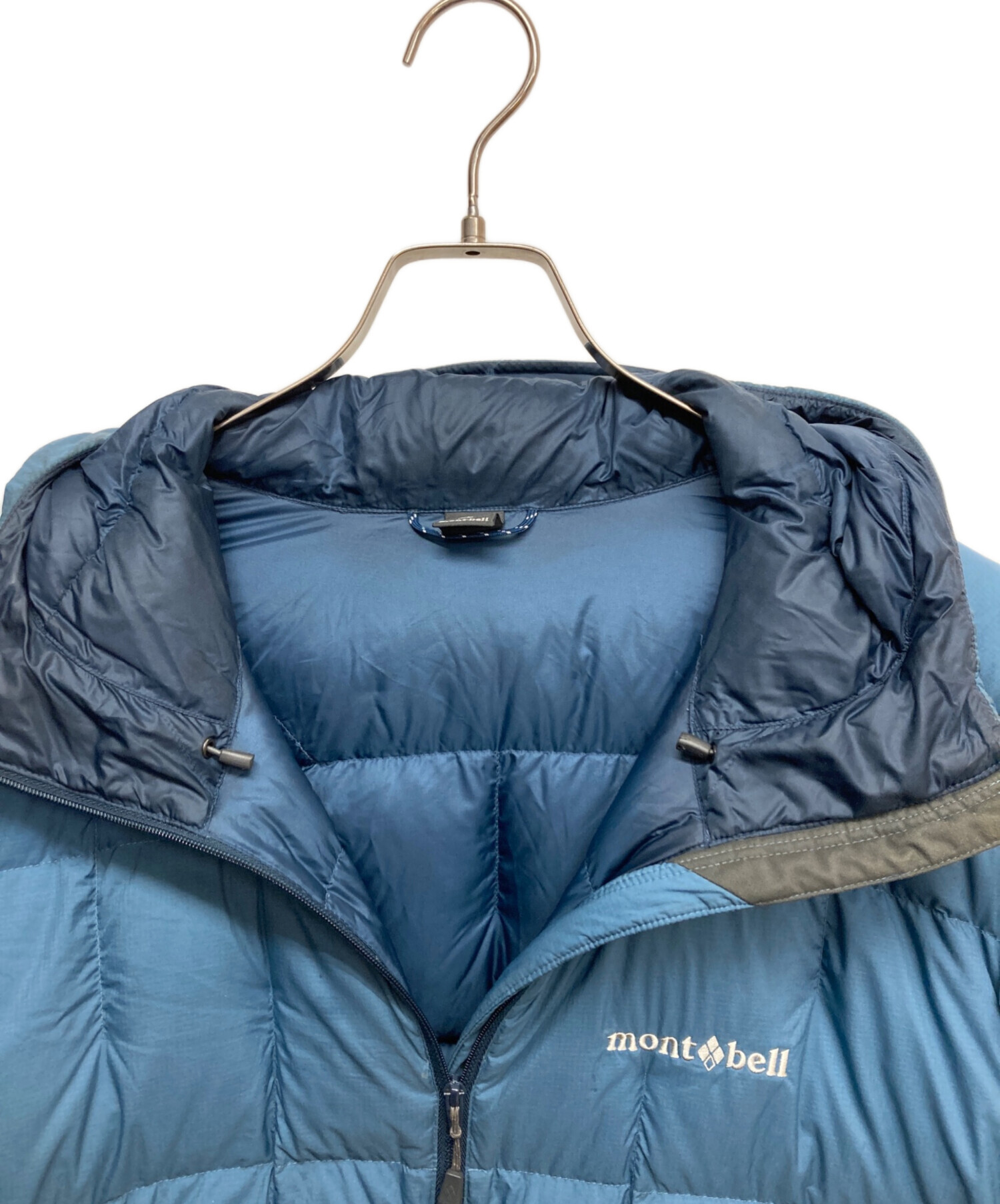 【最安値・完売品】mont-bell ダウン ネージュダウンパーカ ブルー XL 中古・古着通販】mont-bell (モンベル) ネージュダウン パーカ ブルー