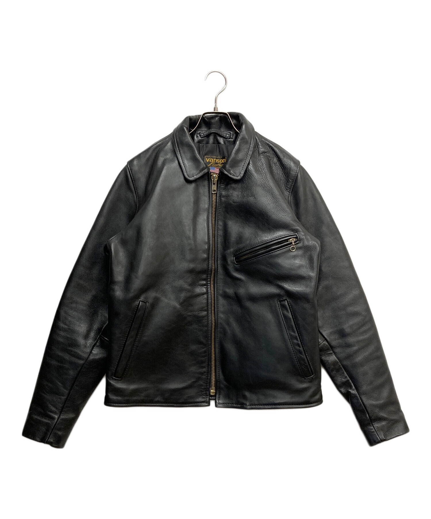 中古・古着通販】VANSON (バンソン) ENF シングルライダースジャケット