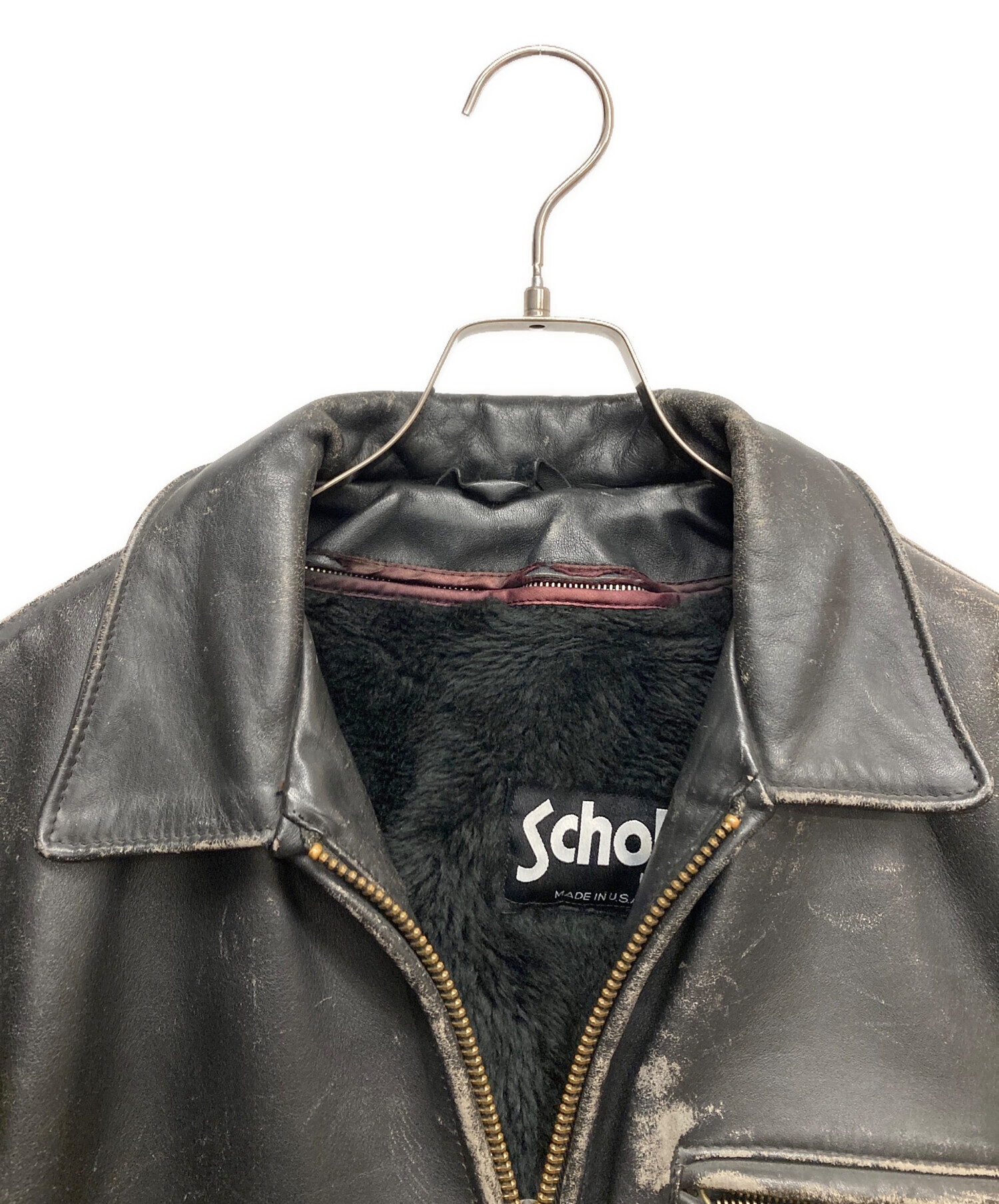 中古・古着通販】Schott (ショット) AT101 ボアライナー付きシングル
