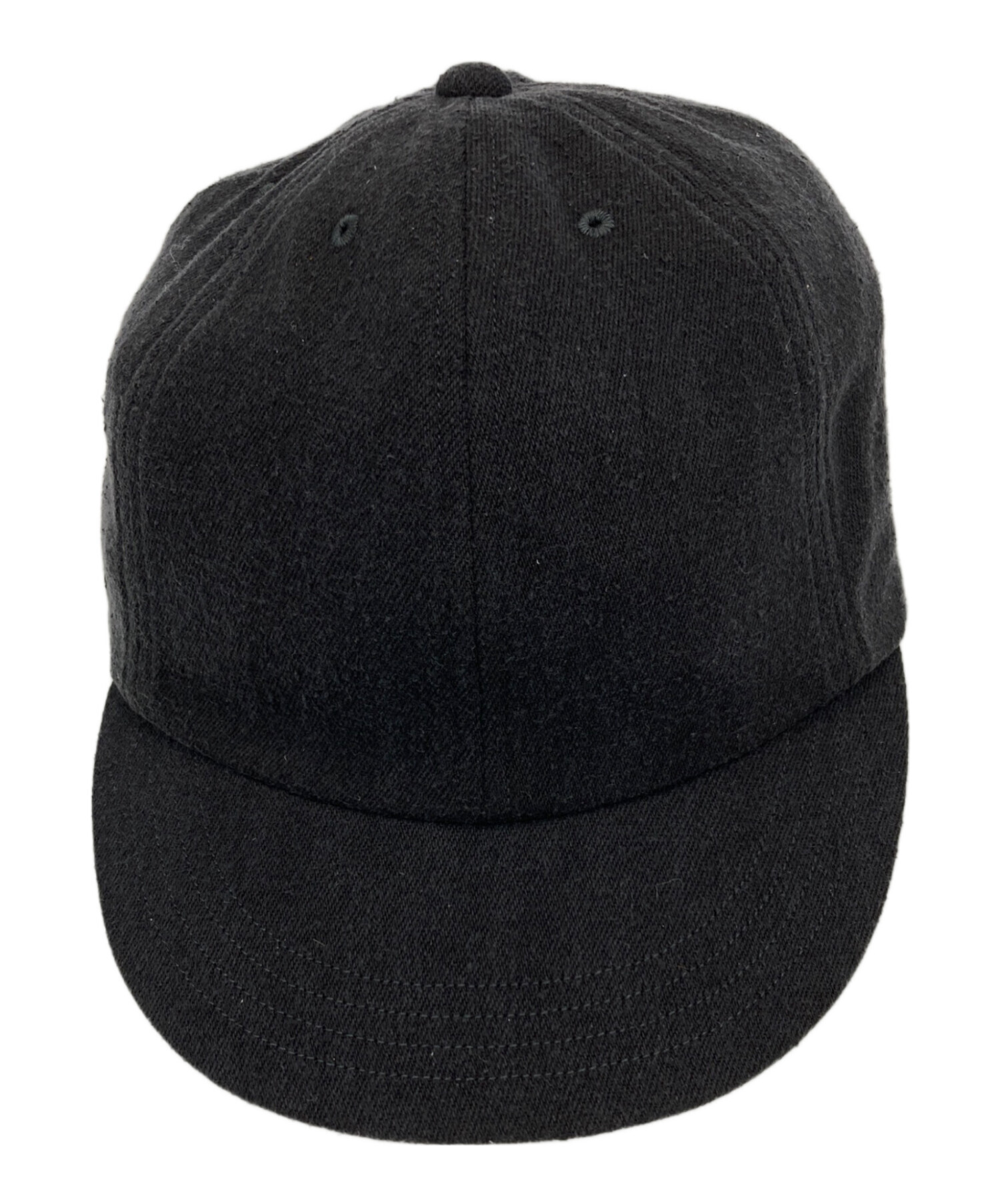 中古・古着通販】COMOLI (コモリ) シルクネップ キャップ ブラック