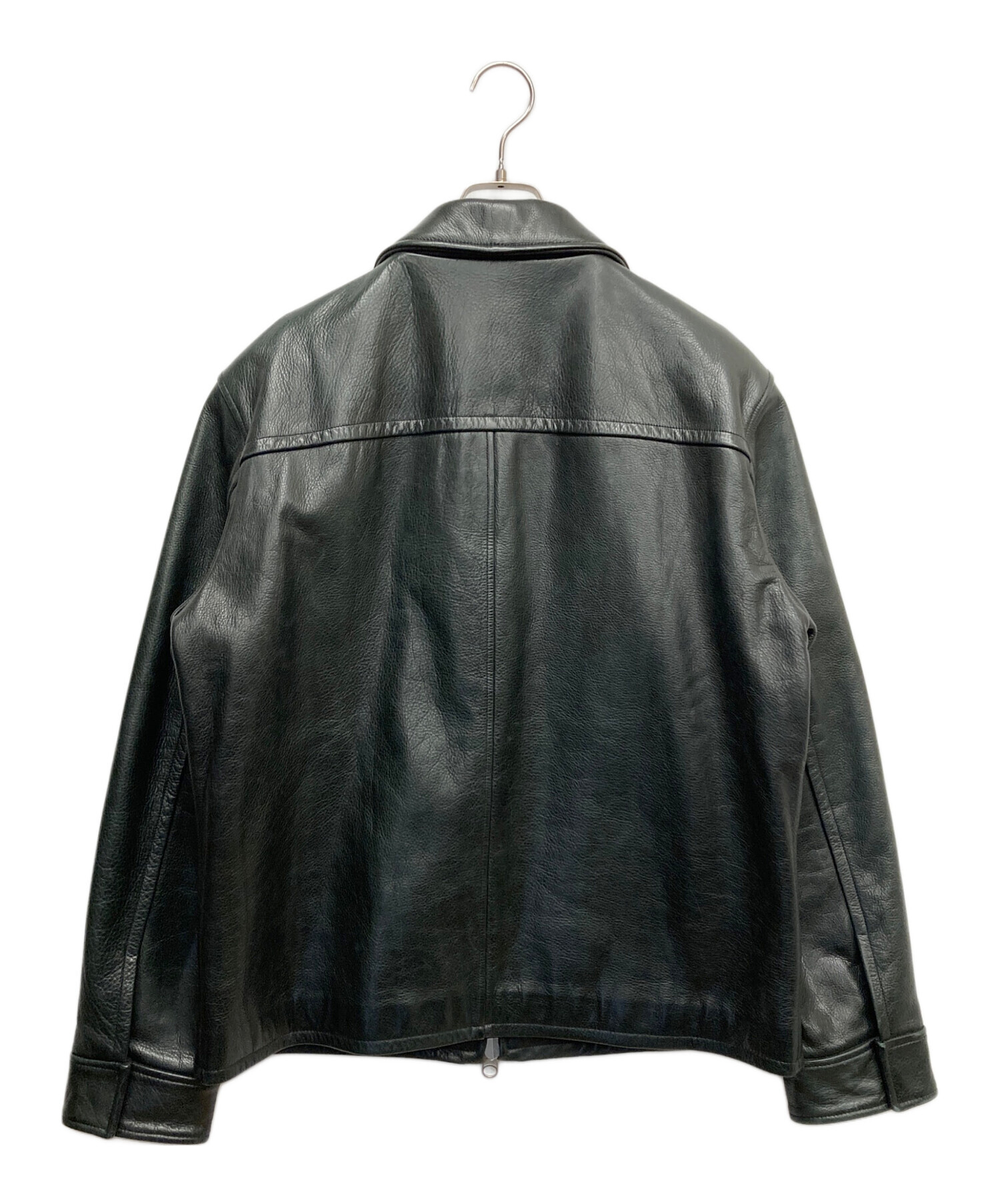 o*u様 早い者勝ち‼️COACHレザー ジップアップジャケット 黒 中古・古着通販】COACH (コーチ) レザージップアップジャケット