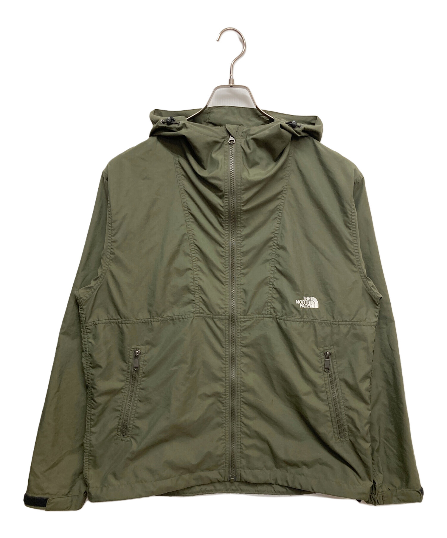 THE NORTH FACE フード付きグリーンジャケット NP71830 中古・古着通販】THE NORTH FACE (ザ ノース フェイス) コンパクト