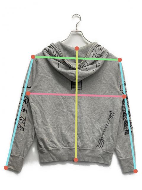 中古・古着通販】A BATHING APE (アベイシングエイプ) 刺繍ジップ