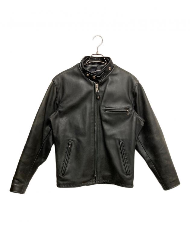Schott　641　size40　シングルライダースジャケット　ライナー付き 中古・古着通販】Schott (ショット) 641-ライナー付きシングル