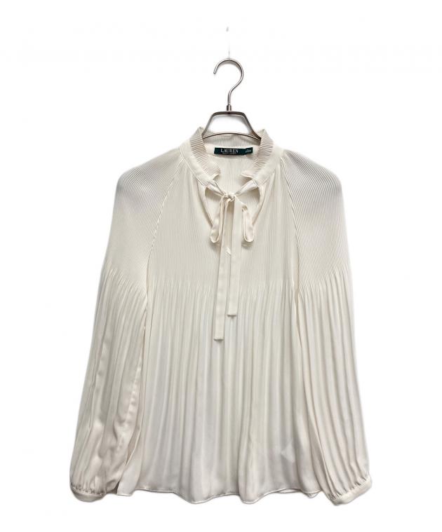 RALPH LAUREN フリルボウタイブラウス 長袖 中古・古着通販】LAUREN RALPH LAUREN (ローレン ラルフ ローレン