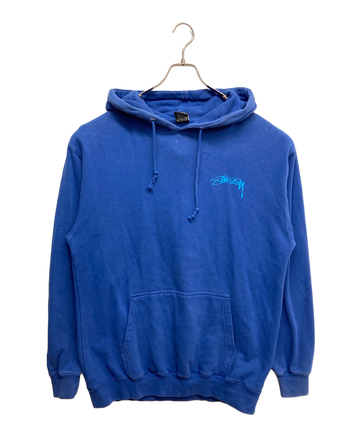 中古・古着通販】stussy (ステューシー) プリントパーカー ブルー