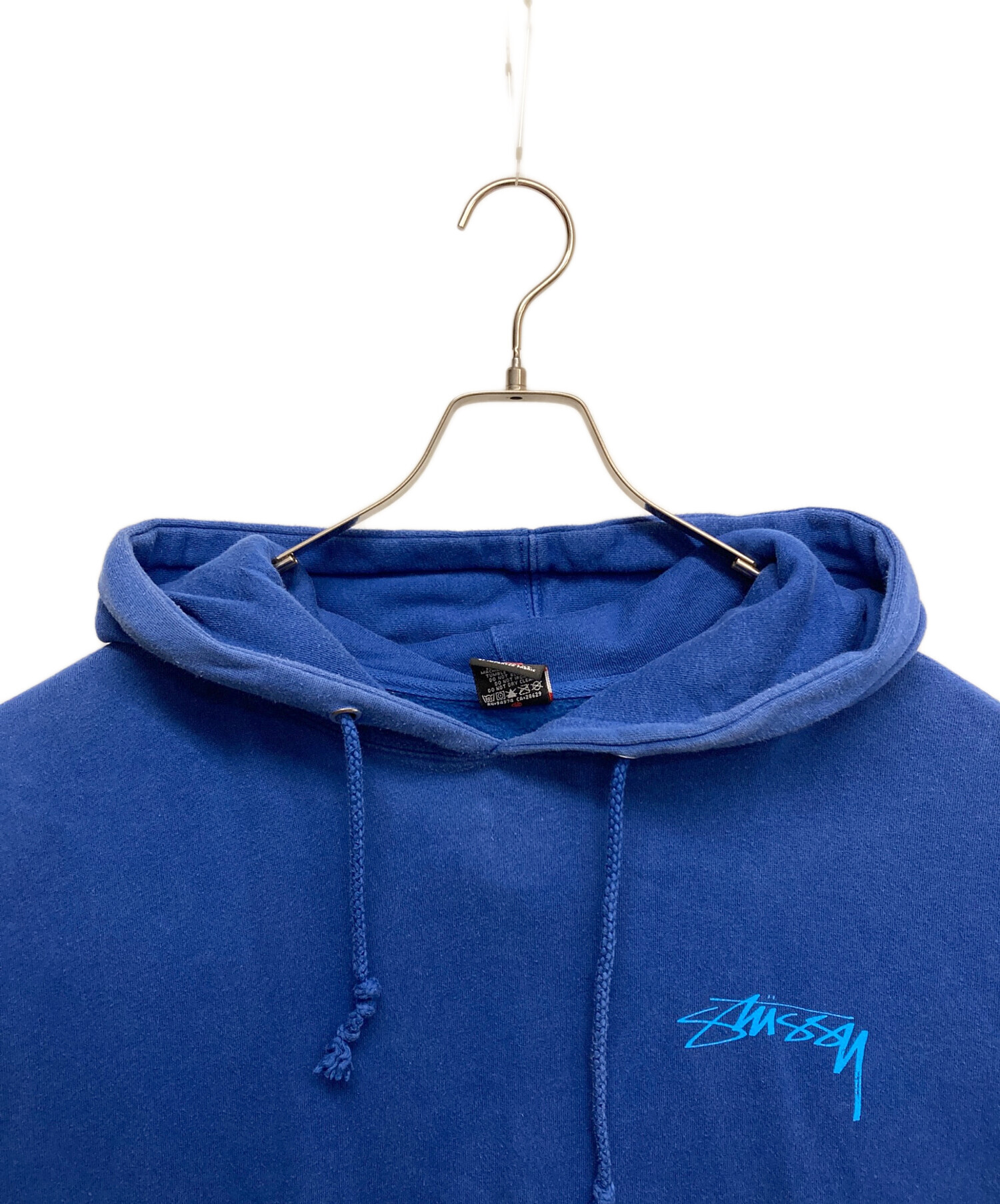 中古・古着通販】stussy (ステューシー) プリントパーカー ブルー