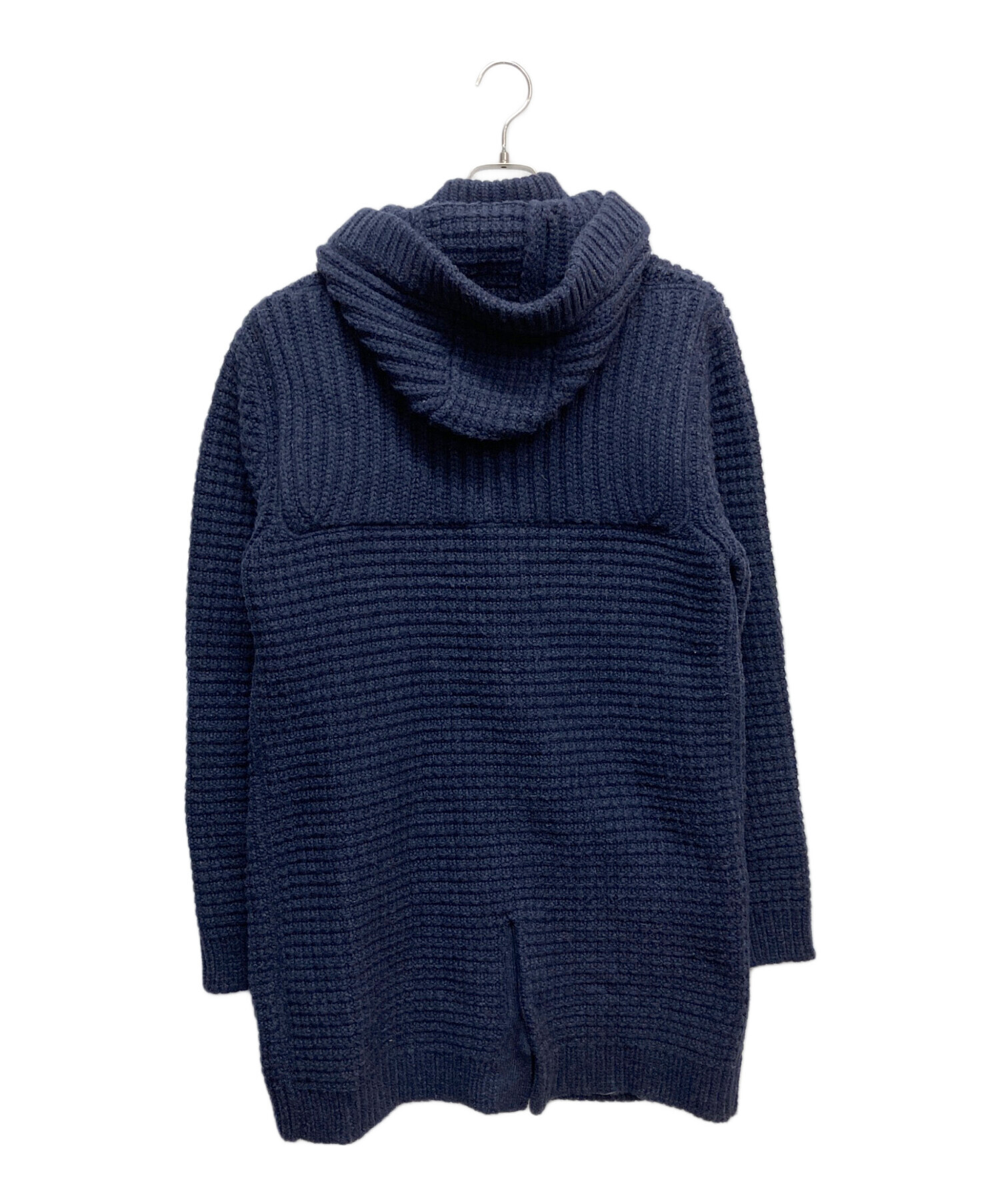 バーク　ダッフルコート　紺色　Bark 中古・古着通販】Bark (バーク) ニットダッフルコート ネイビー サイズ