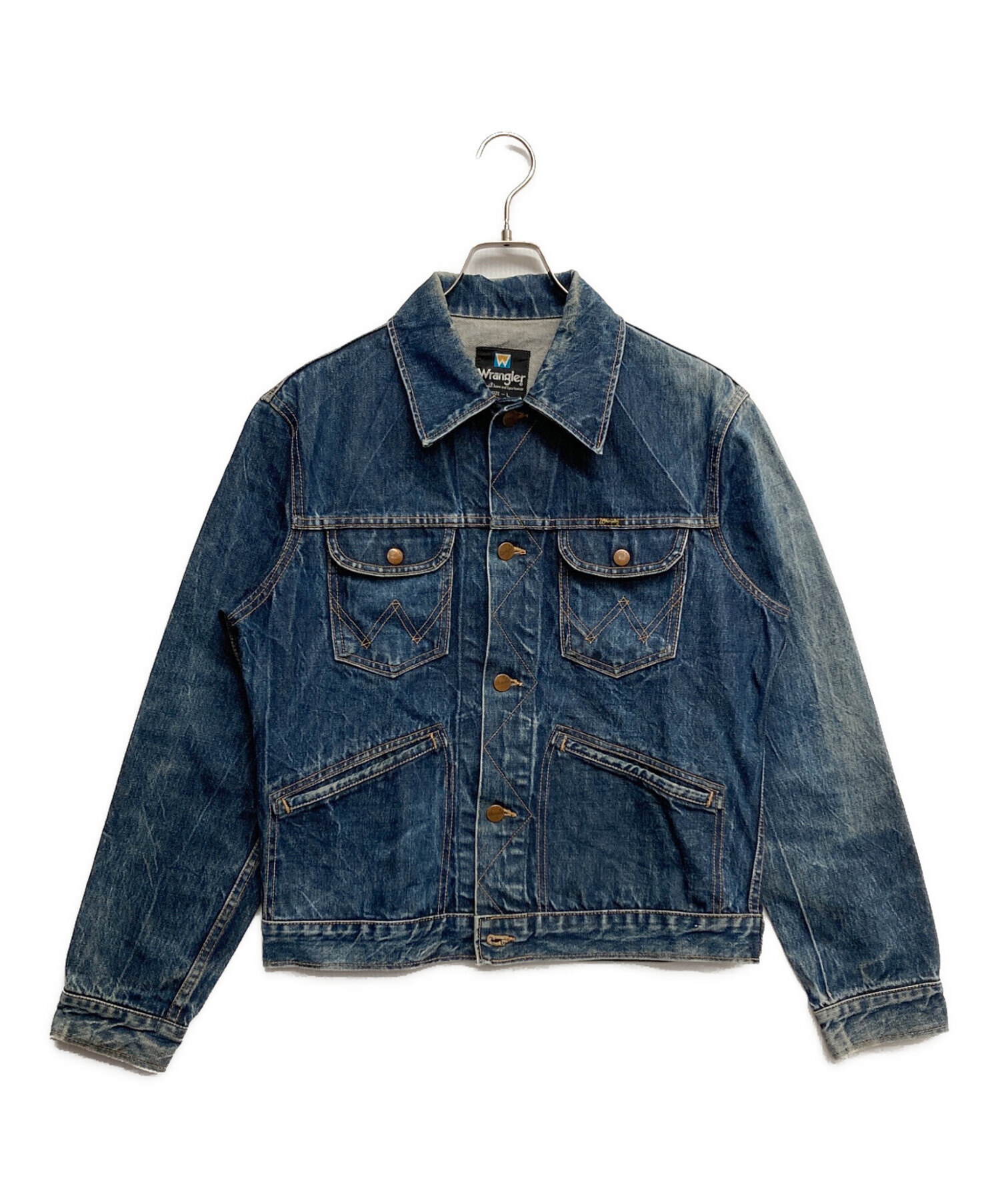 80s WRANGLER 124MJ デニムジャケット　ビンテージ　ラングラー 中古・古着通販】Wrangler (ラングラー) 124MJ デニムジャケット