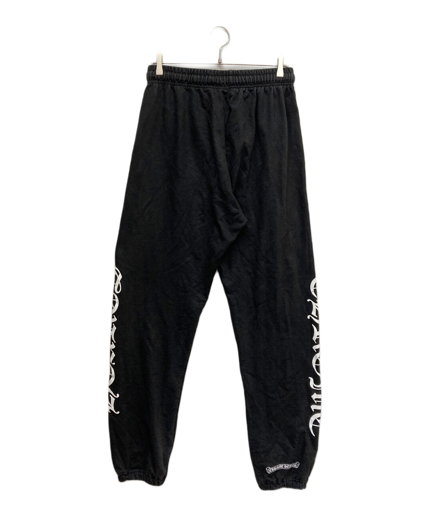 こ*こ様 Chrome Hearts クロス刺繍 スウェットパンツ ブラック 限 中古・古着通販】CHROME HEARTS (クロムハーツ) CHプラスサイドロゴ