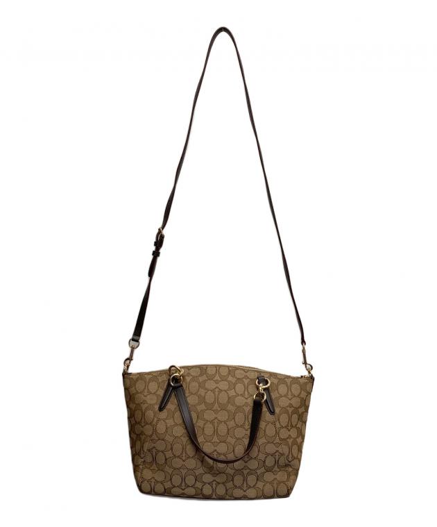 中古・古着通販】COACH (コーチ) シグネチャー 2WAY ハンドバッグ