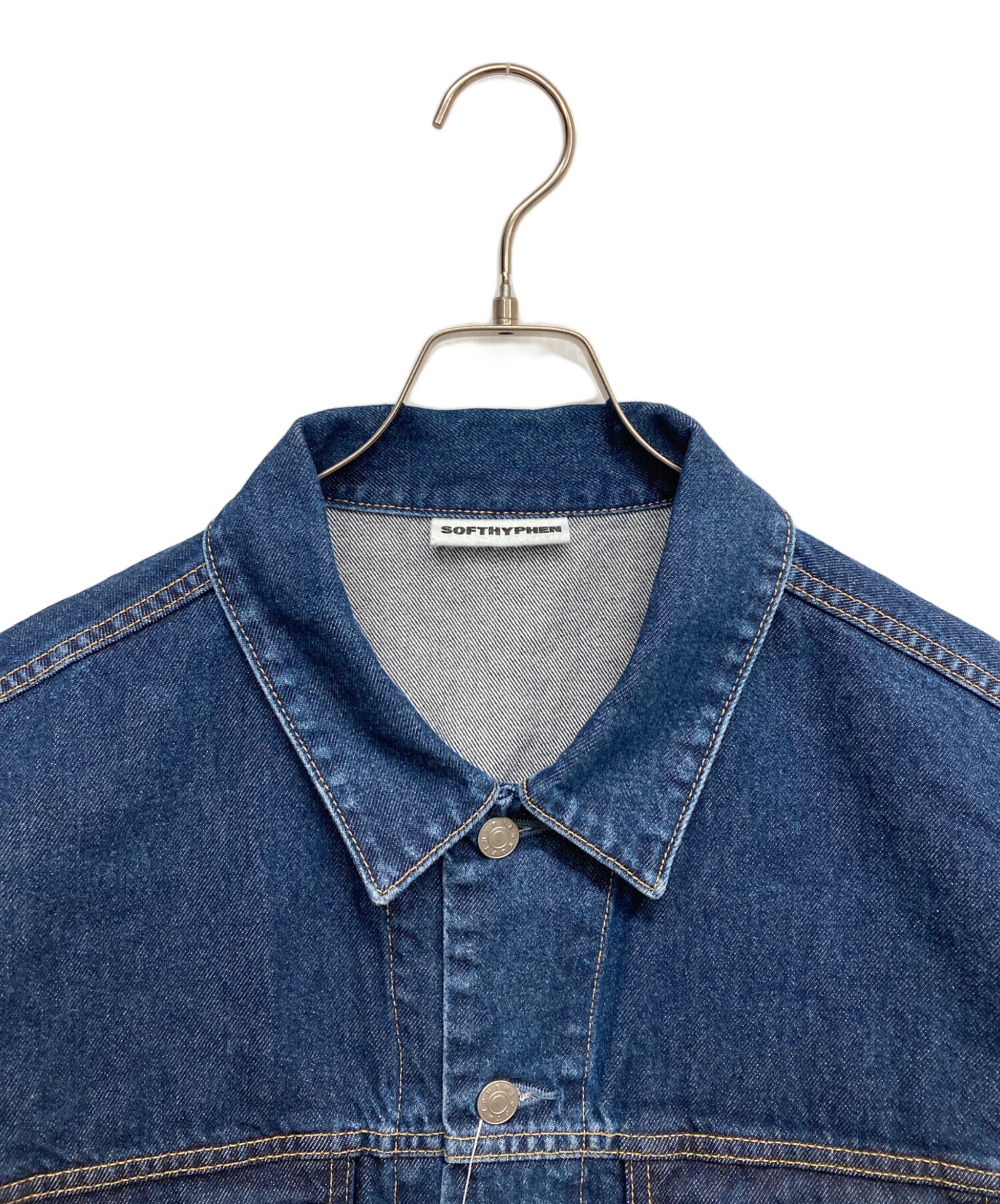 希少！初代SOFT HYPHENデニムジャケット3RD TYPE DENIM 中古・古着通販】SOFTHYPHEN (ソフトハイフン) TUCKED DETAIL DENIM