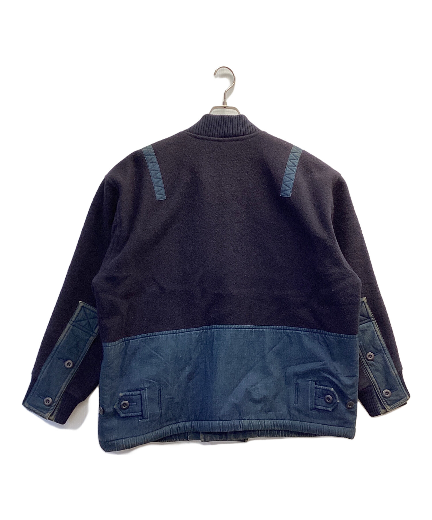 中古・古着通販】ISSEY MIYAKE (イッセイミヤケ) ウール切替スタンド