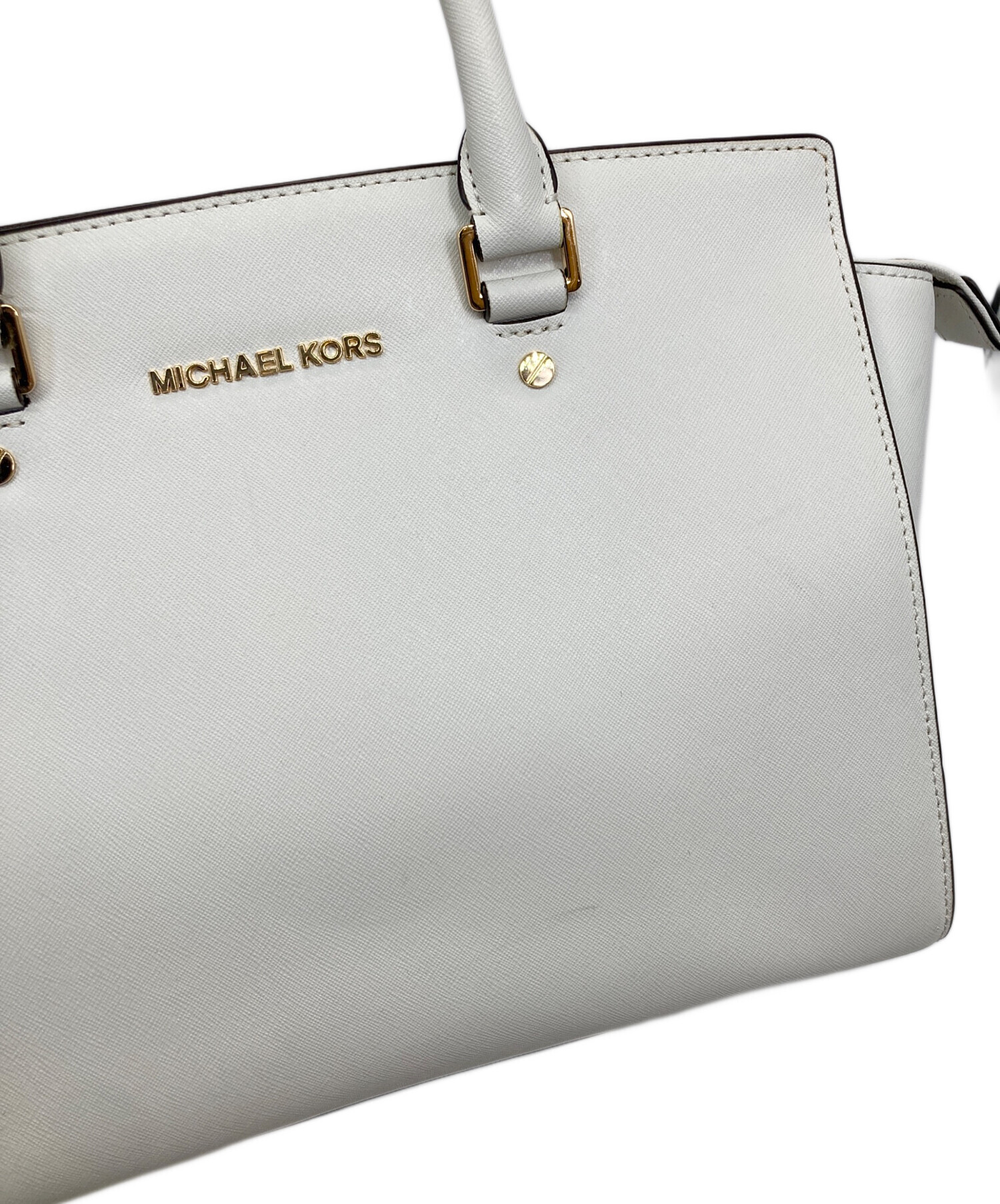MICHAEL KORS の白の2wayバッグ 中古・古着通販】MICHAEL KORS (マイケルコース) 2WAYバッグ ホワイト