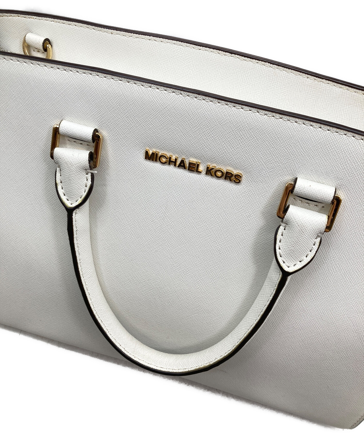 中古・古着通販】MICHAEL KORS (マイケルコース) 2WAYバッグ ホワイト