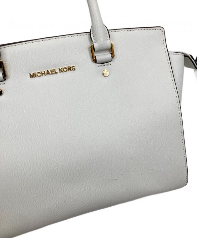 中古・古着通販】MICHAEL KORS (マイケルコース) 2WAYバッグ ホワイト