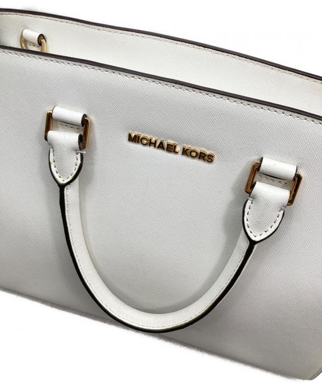 中古・古着通販】MICHAEL KORS (マイケルコース) 2WAYバッグ ホワイト