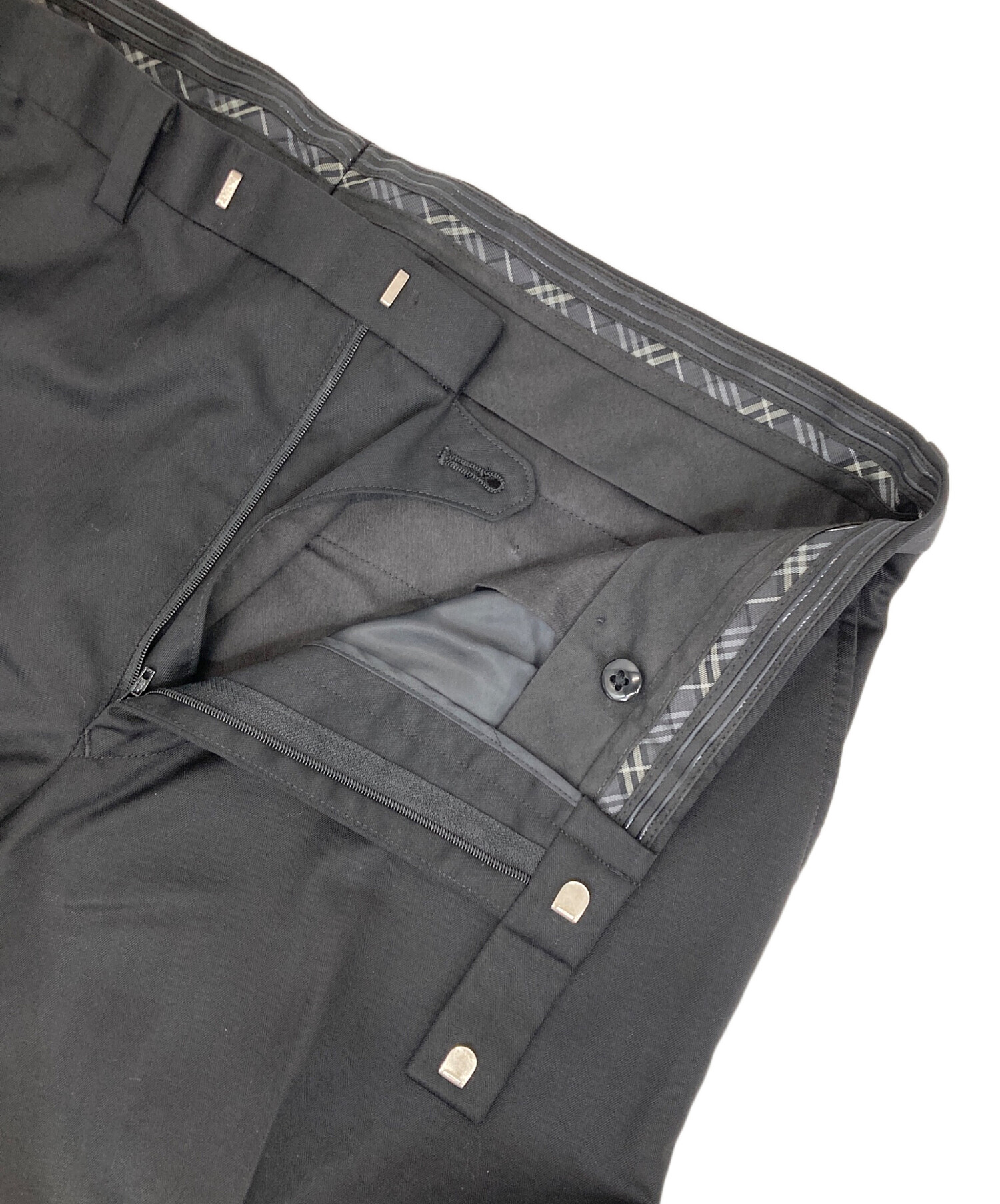 貧*人様 美品　BURBERRY BLACK LABEL バーバリー　パンツ ノ 中古・古着通販】BURBERRY BLACK LABEL (バーバリーブラックレーベル