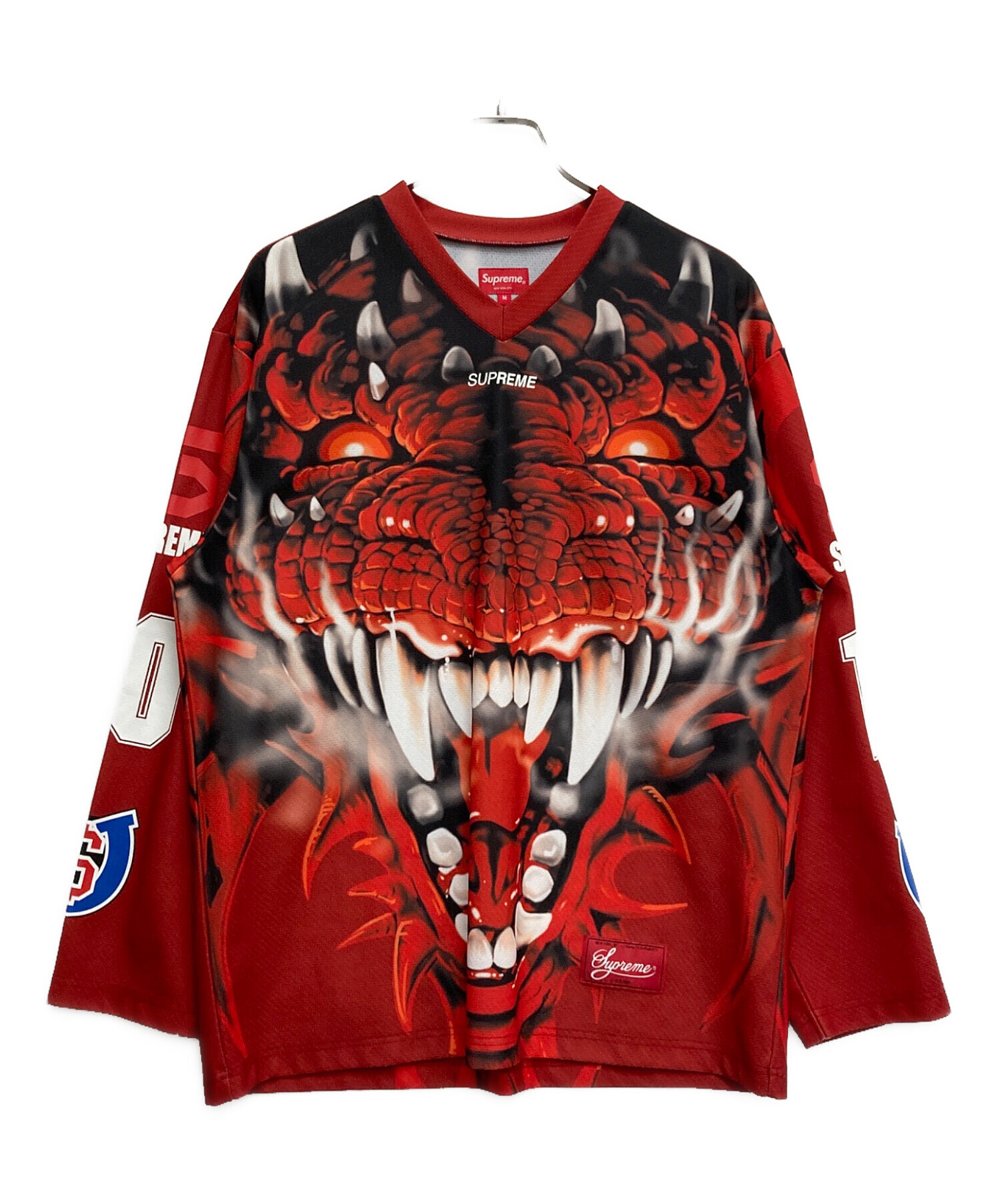 supreme 水着 シュプリームエイジ スイムウェア ワインレッド XL 中古・古着通販】SUPREME (シュプリーム) DRAGON HOCKEY JERSEY