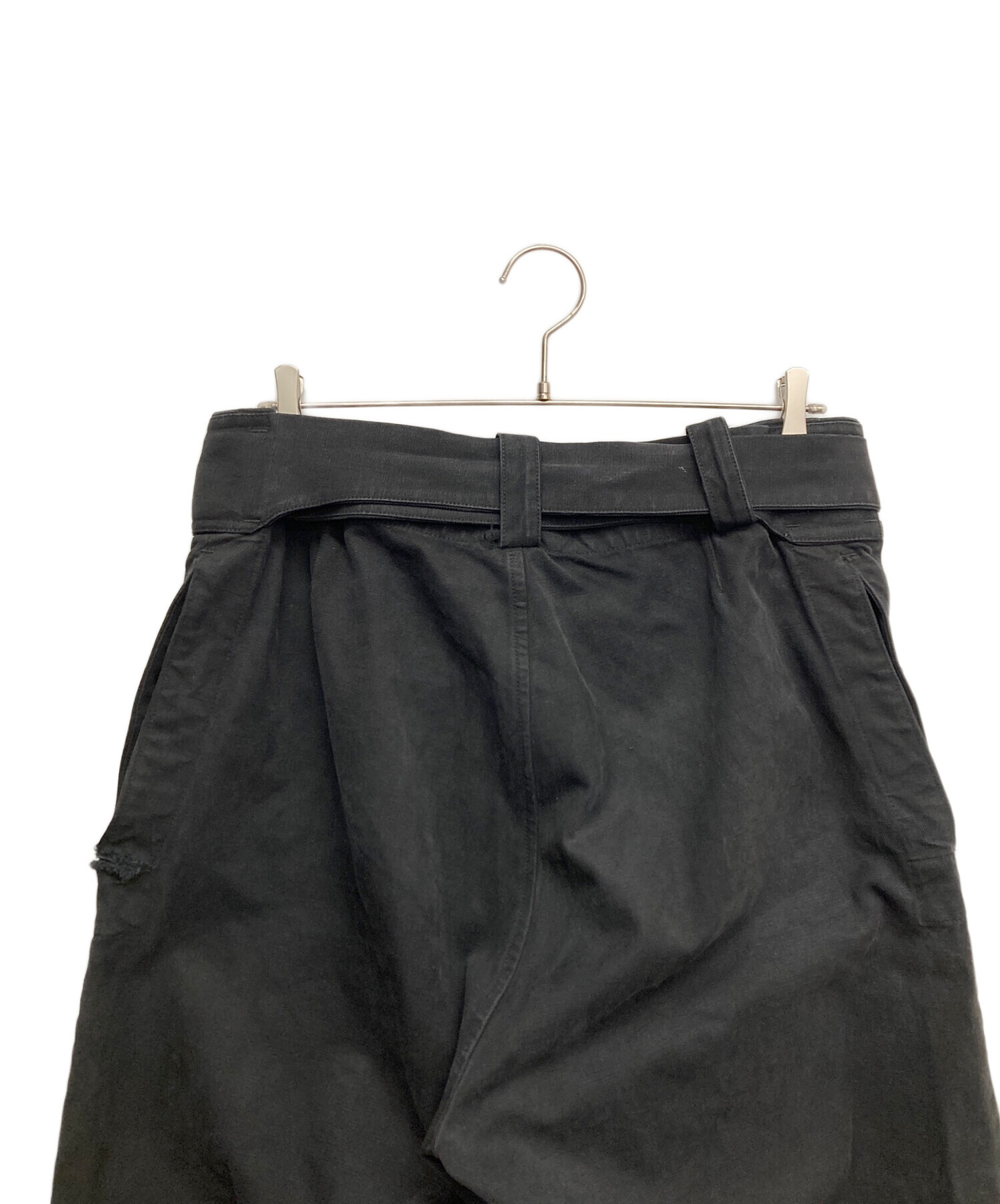 中古・古着通販】USED (ユーズド) モーターサイクルパンツ ブラック