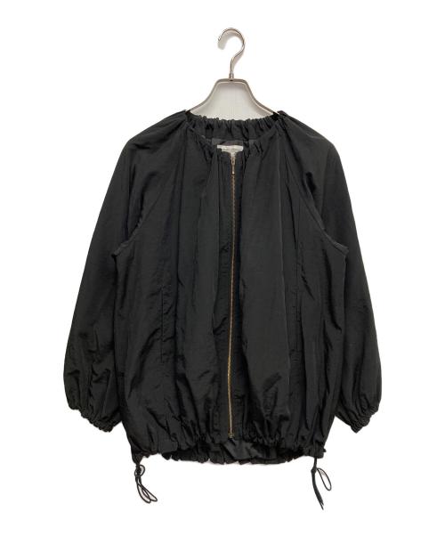 美品 ビアズリー BEARDSLEY テント パーカー 異素材 ギャザー 中古・古着通販】BEARDSLEY (ビアズリー) ギャザーブルゾン ブラック