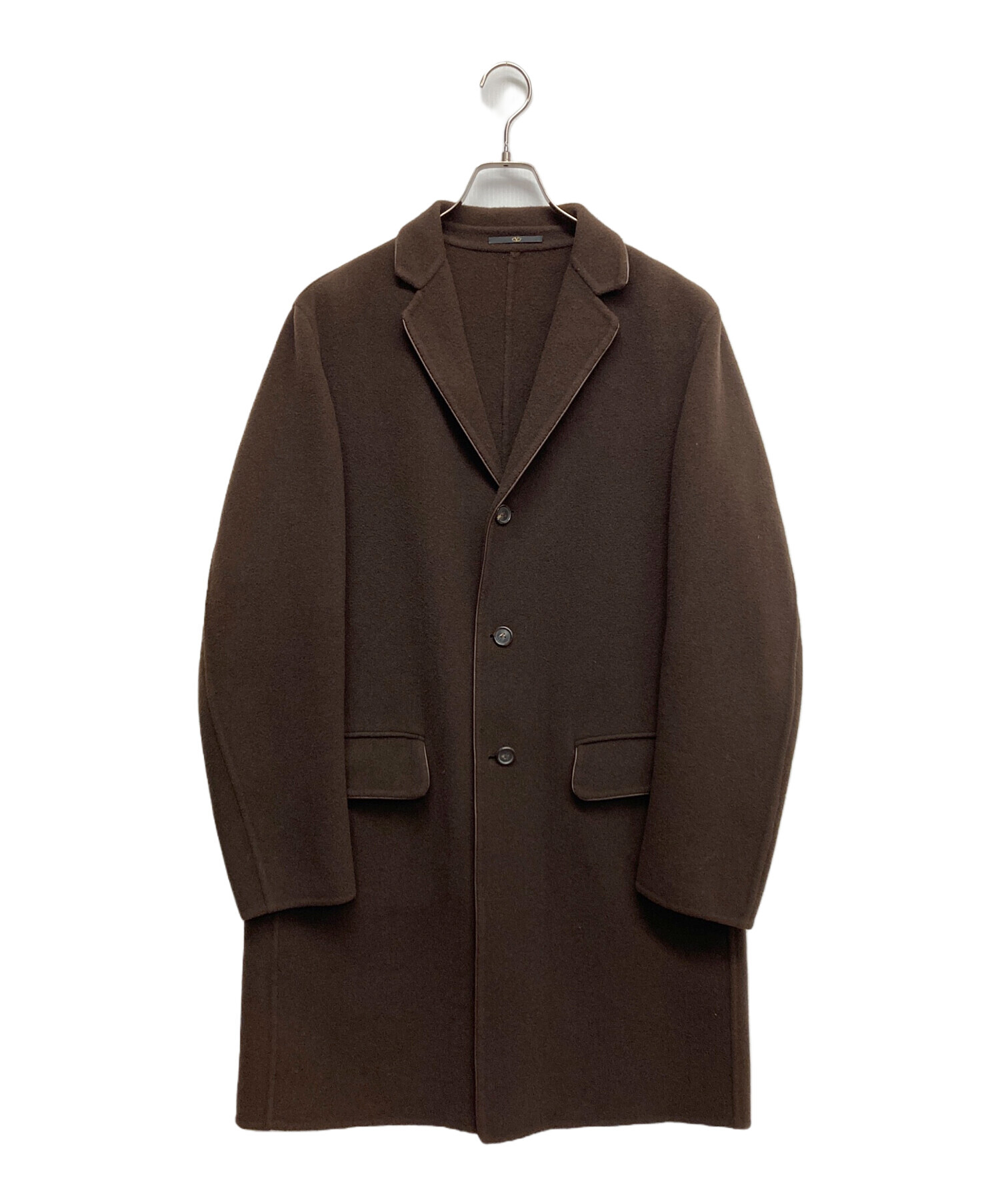 PER VALENTINO ヴァレンティノ カシミヤ100% ロングコート メン 中古・古着通販】VALENTINO (ヴァレンティノ) カシミヤ混チェスター